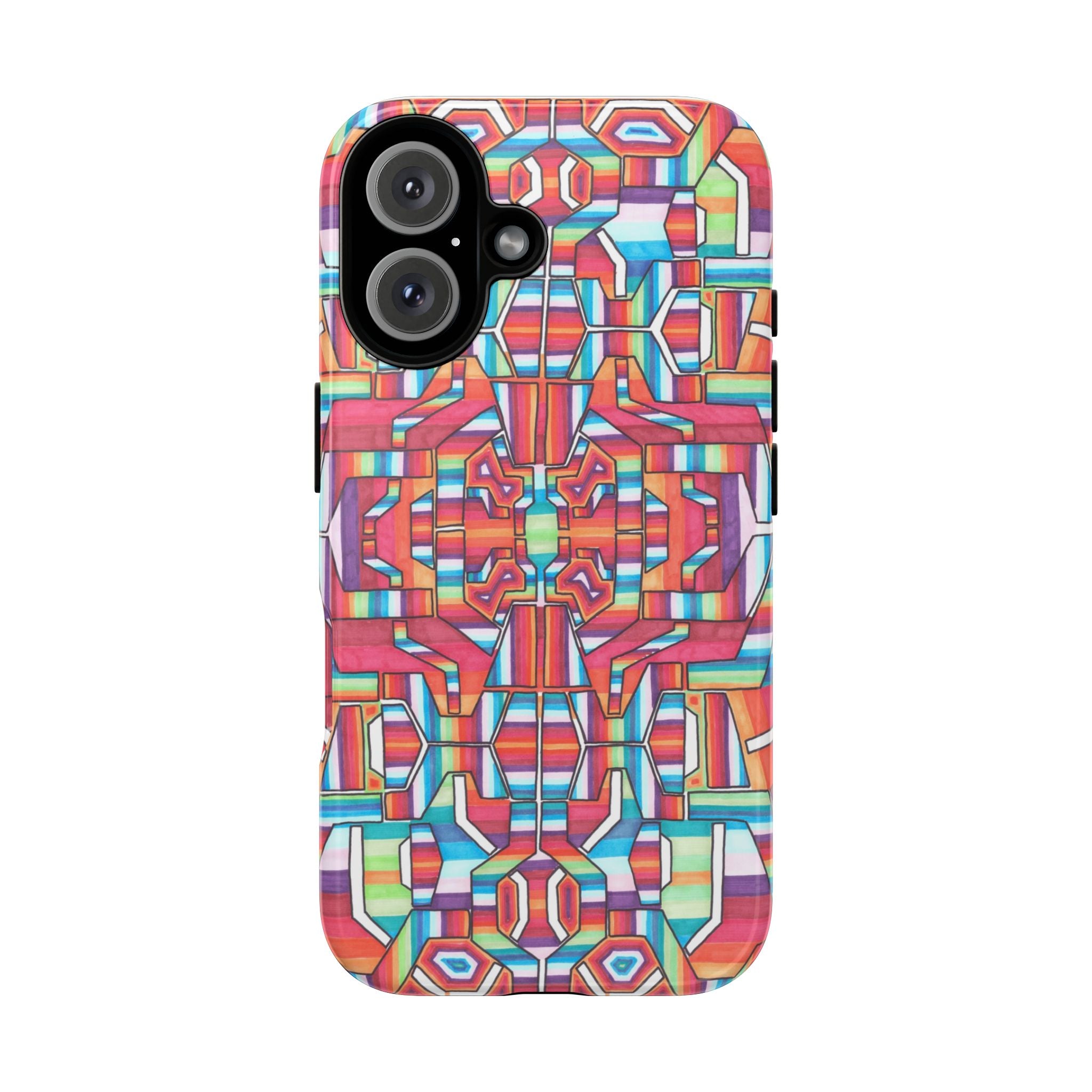 Kaleidoscope Mandala Phone Case — Colorful Protective Tough Case - Artwork 8