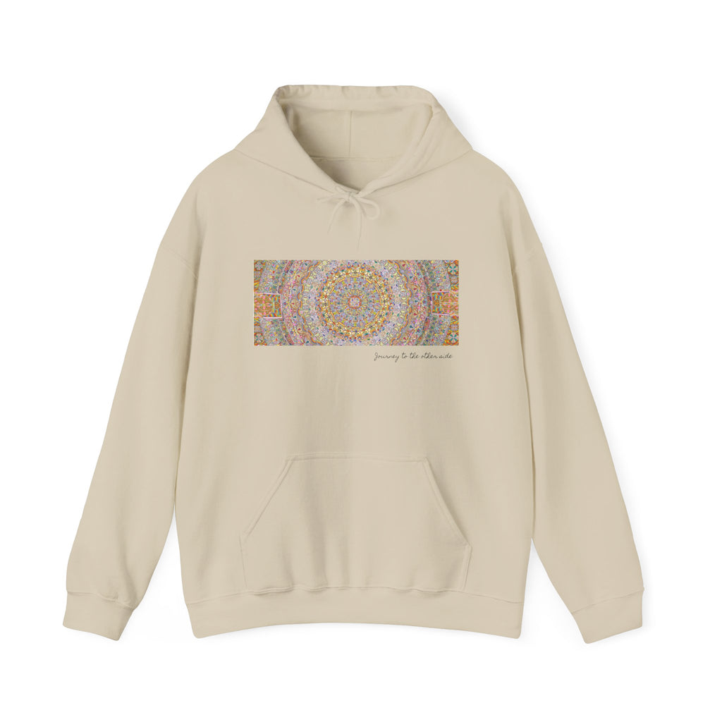 Mandala Folk Art Unisex Hoodie — Vibrant Hand-Drawn Illustration Artwork 7