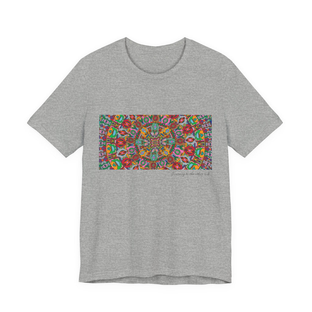 Psychedelic Kaleidoscope Tee — Colorful Mandala Graphic T-Shirt Artwork 1