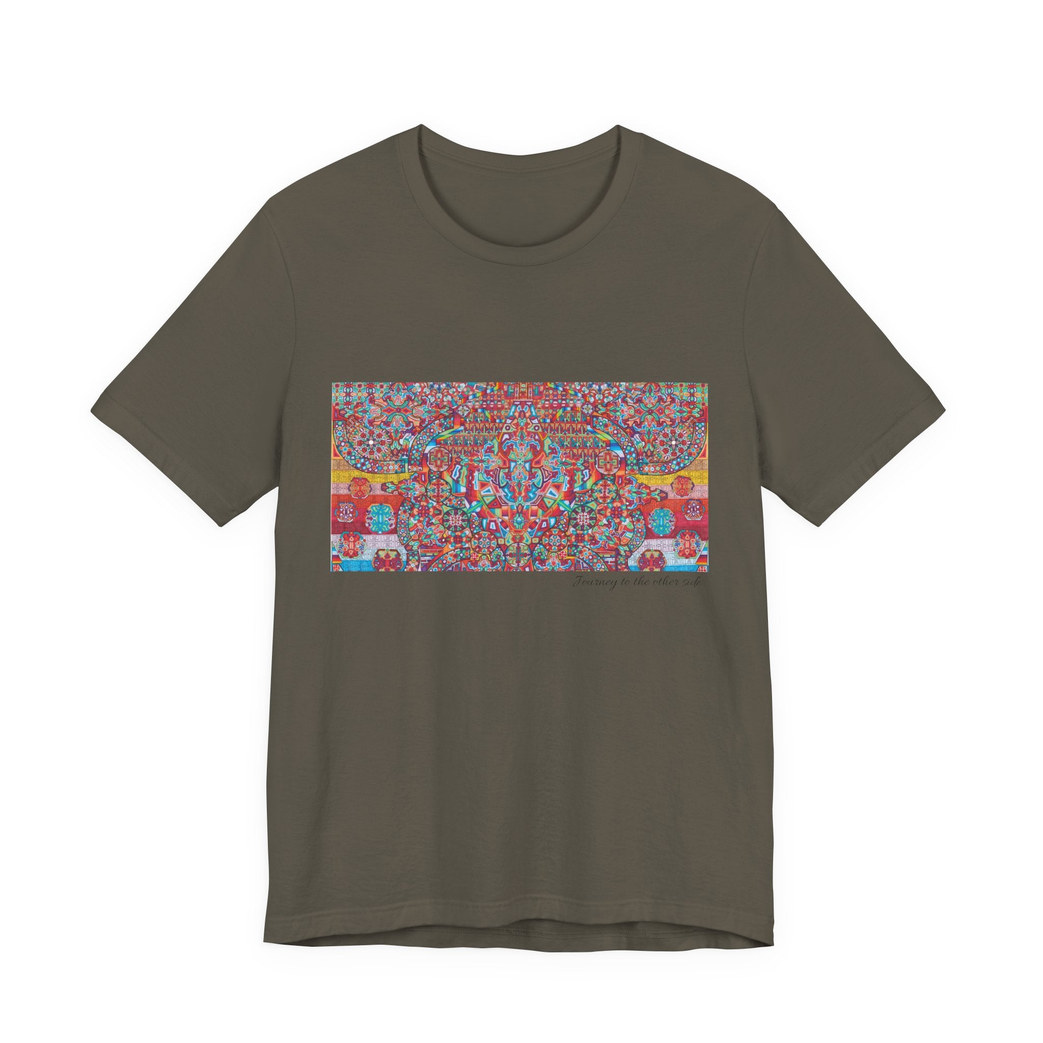 Psychedelic Kaleidoscope Tee — Colorful Mandala Graphic T-Shirt Artwork 4