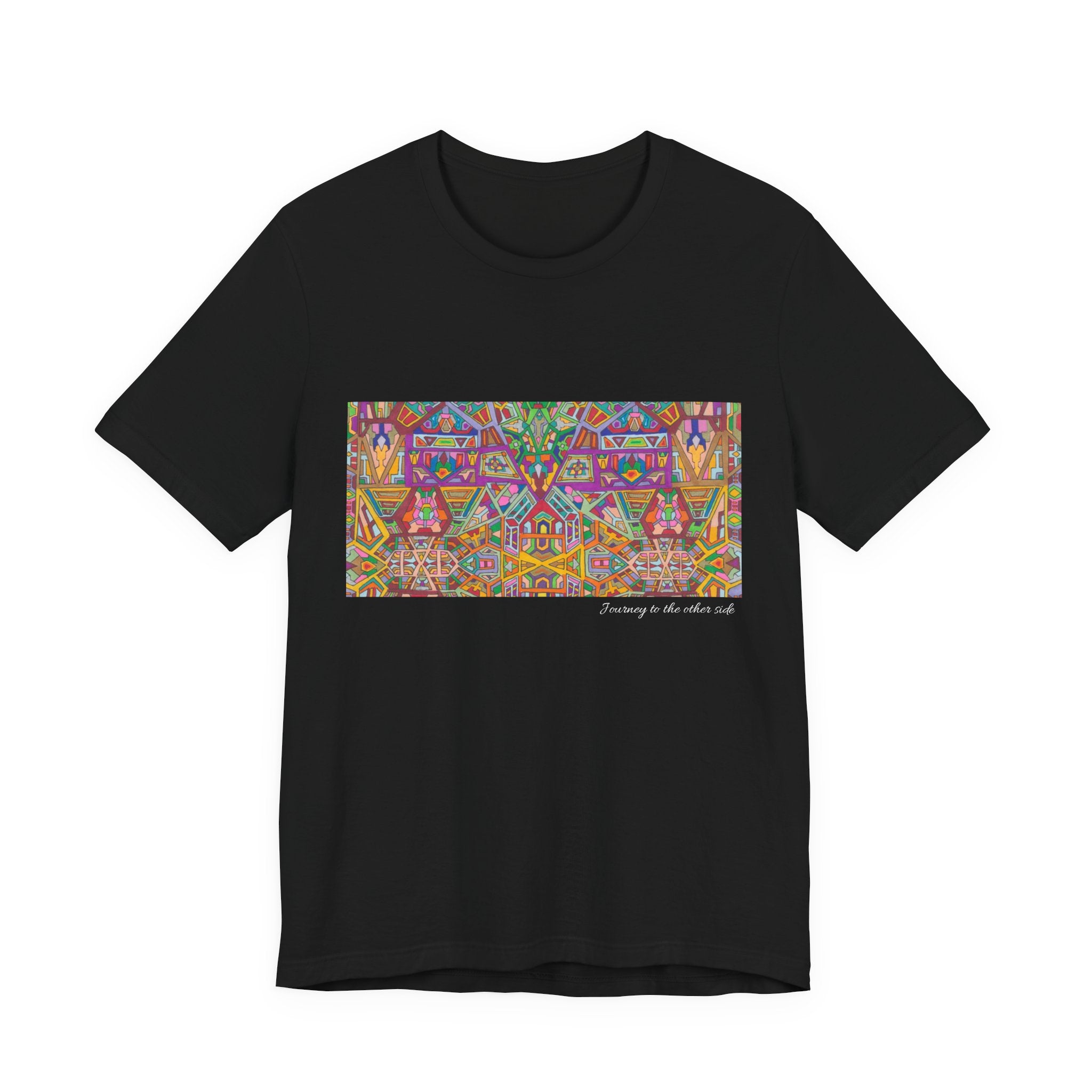 Psychedelic Kaleidoscope Tee — Colorful Mandala Graphic T-Shirt Artwork 2