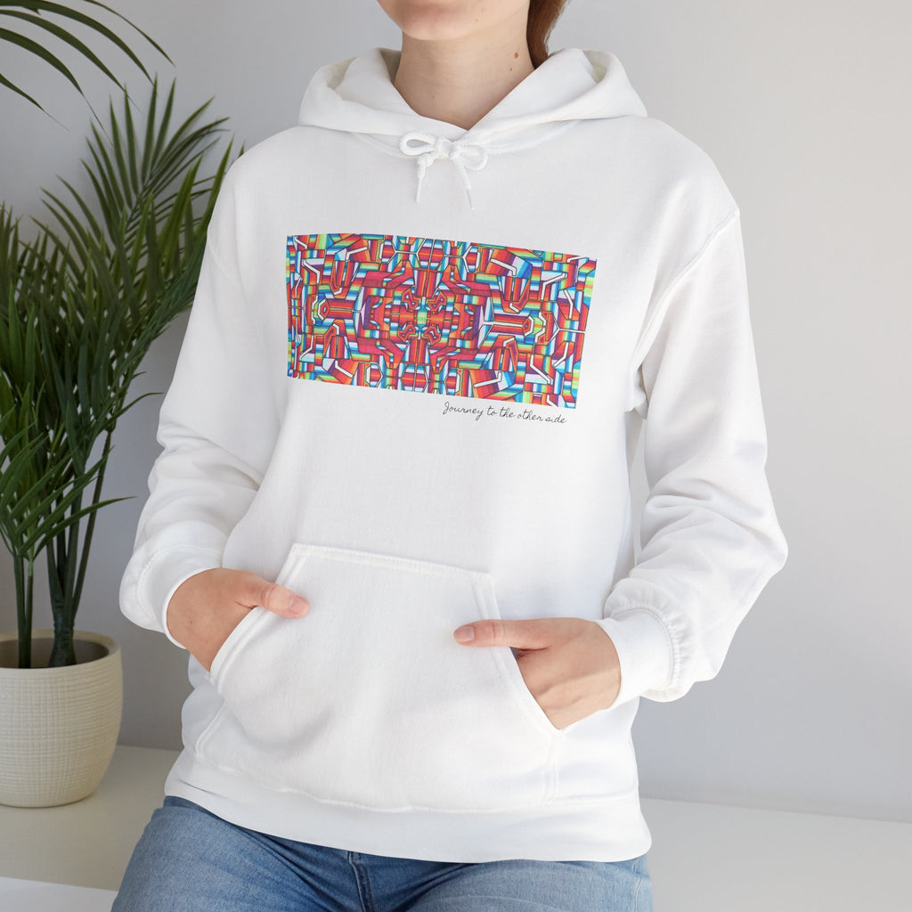 Mandala Folk Art Unisex Hoodie — Vibrant Hand-Drawn Illustration Artwork 8