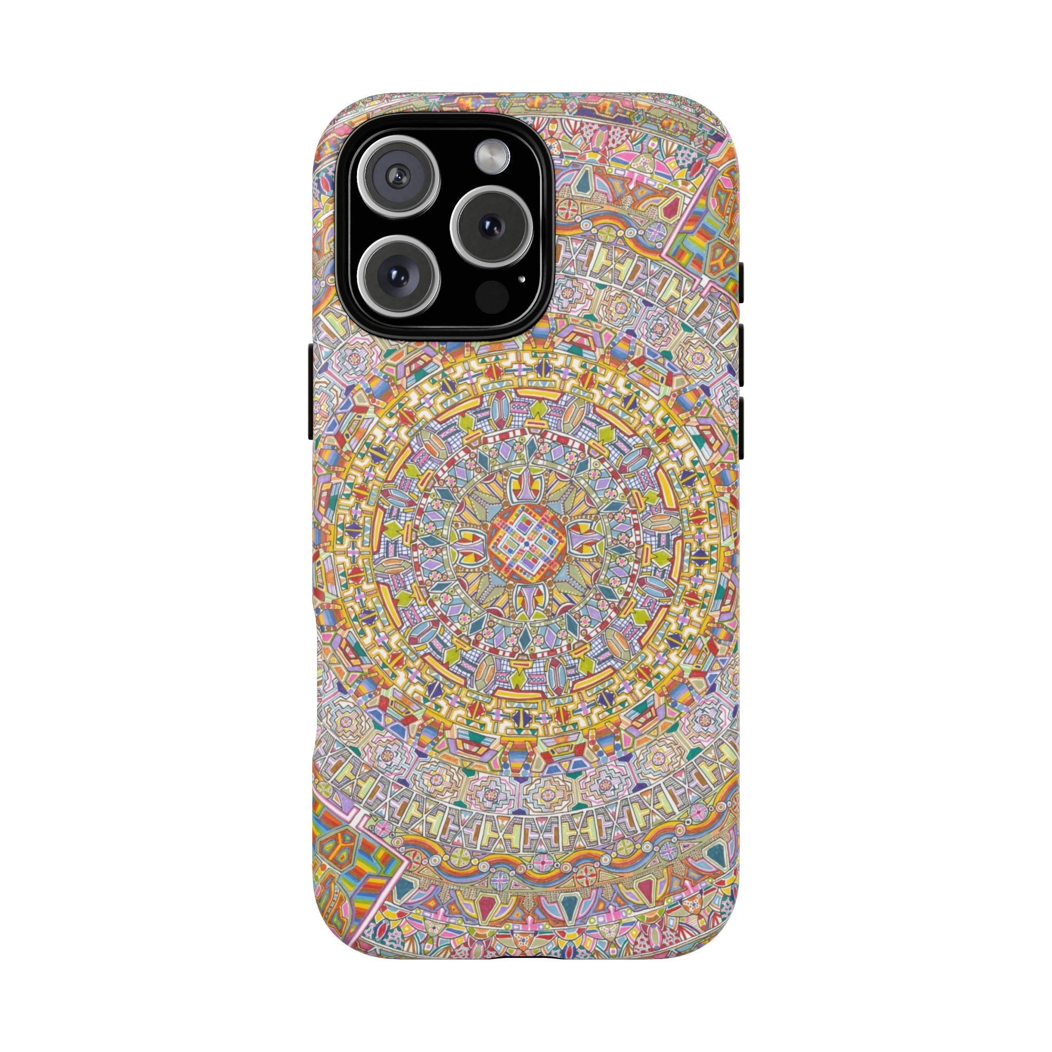 Kaleidoscope Mandala Phone Case — Colorful Protective Tough Case - Artwork 7