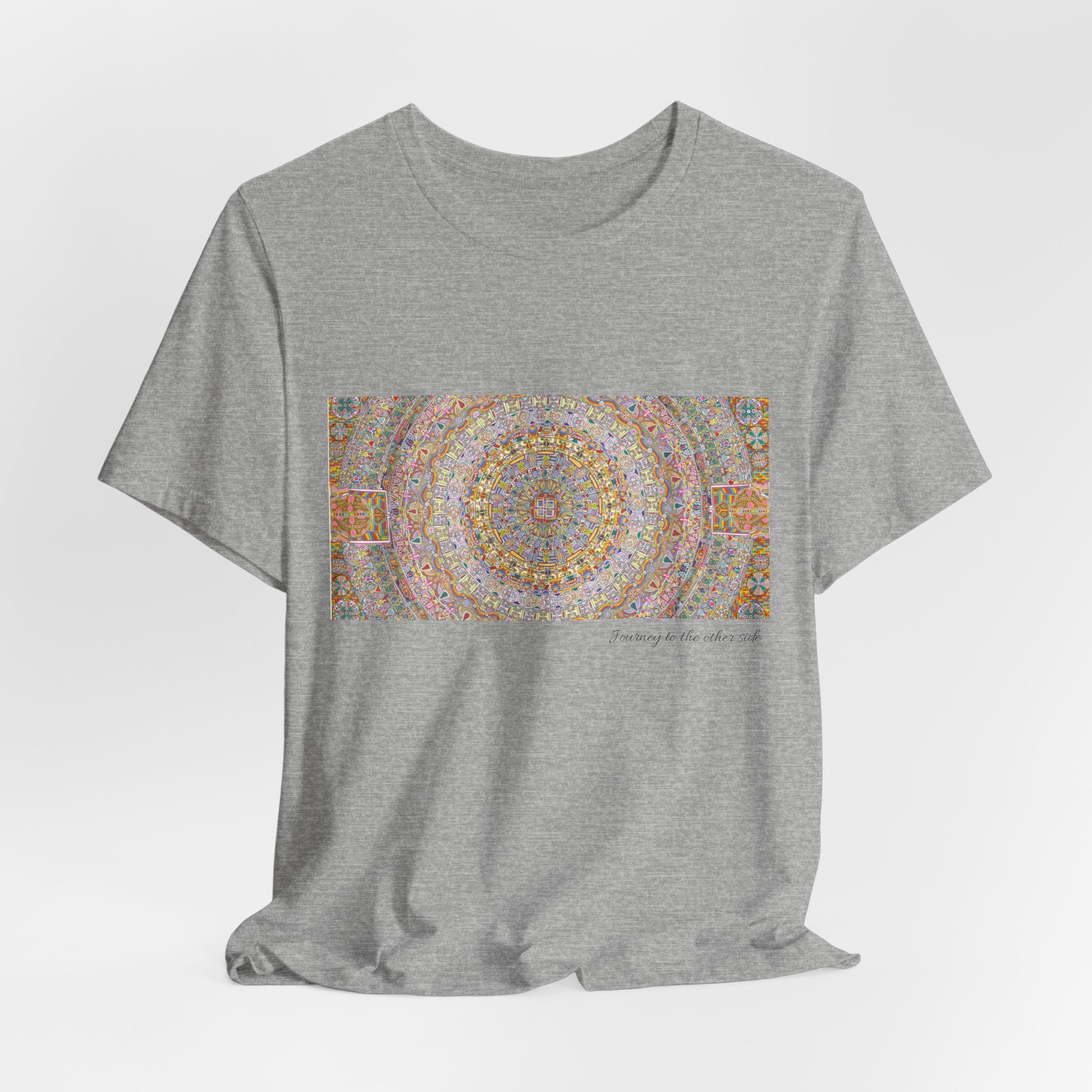Psychedelic Kaleidoscope Tee — Colorful Mandala Graphic T-Shirt Artwork 7