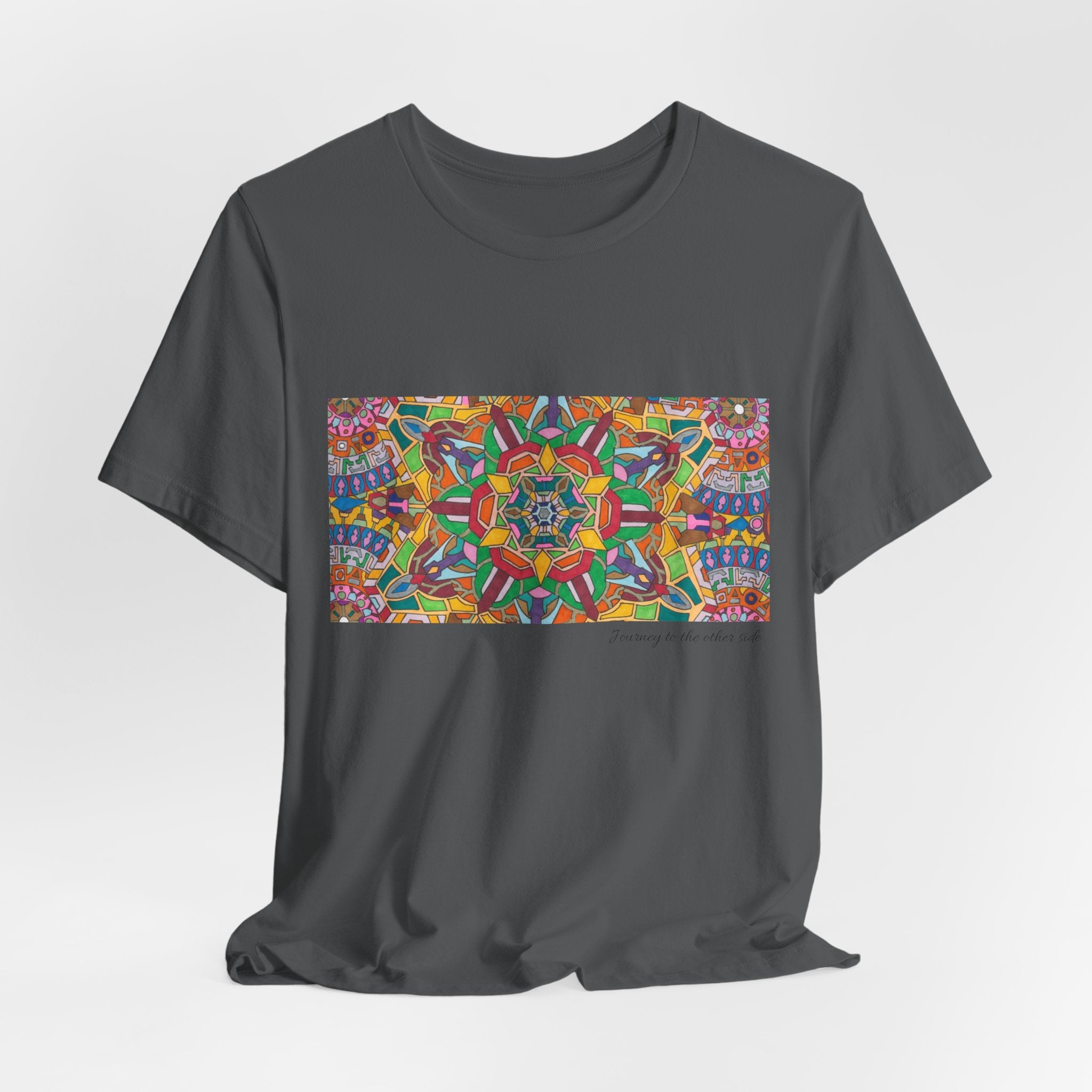 Psychedelic Kaleidoscope Tee — Colorful Mandala Graphic T-Shirt Artwork 3