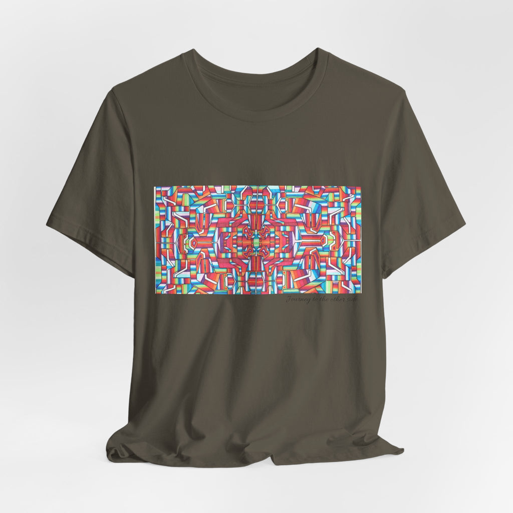 Psychedelic Kaleidoscope Tee — Colorful Mandala Graphic T-Shirt Artwork 8