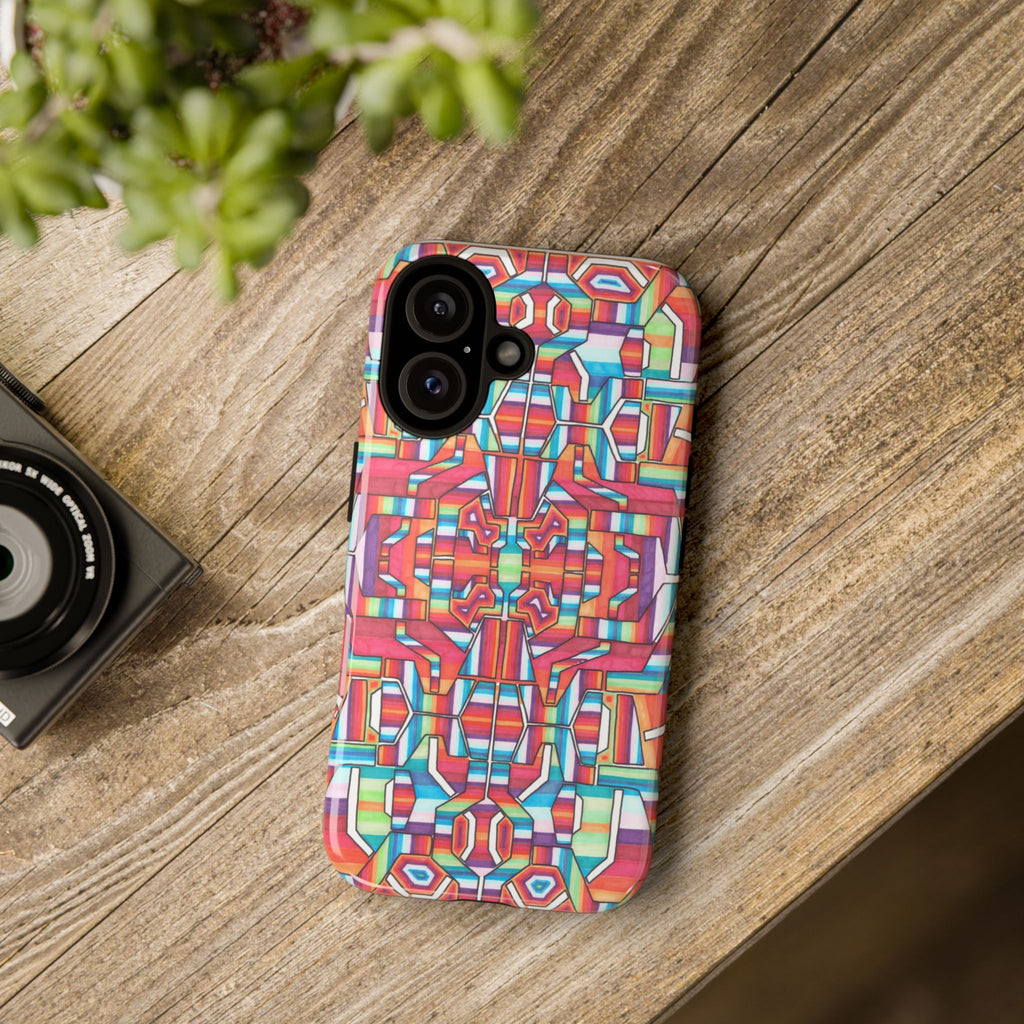 Kaleidoscope Mandala Phone Case — Colorful Protective Tough Case - Artwork 8