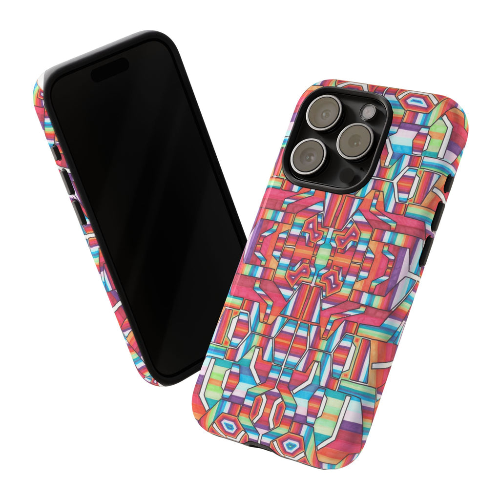 Kaleidoscope Mandala Phone Case — Colorful Protective Tough Case - Artwork 8