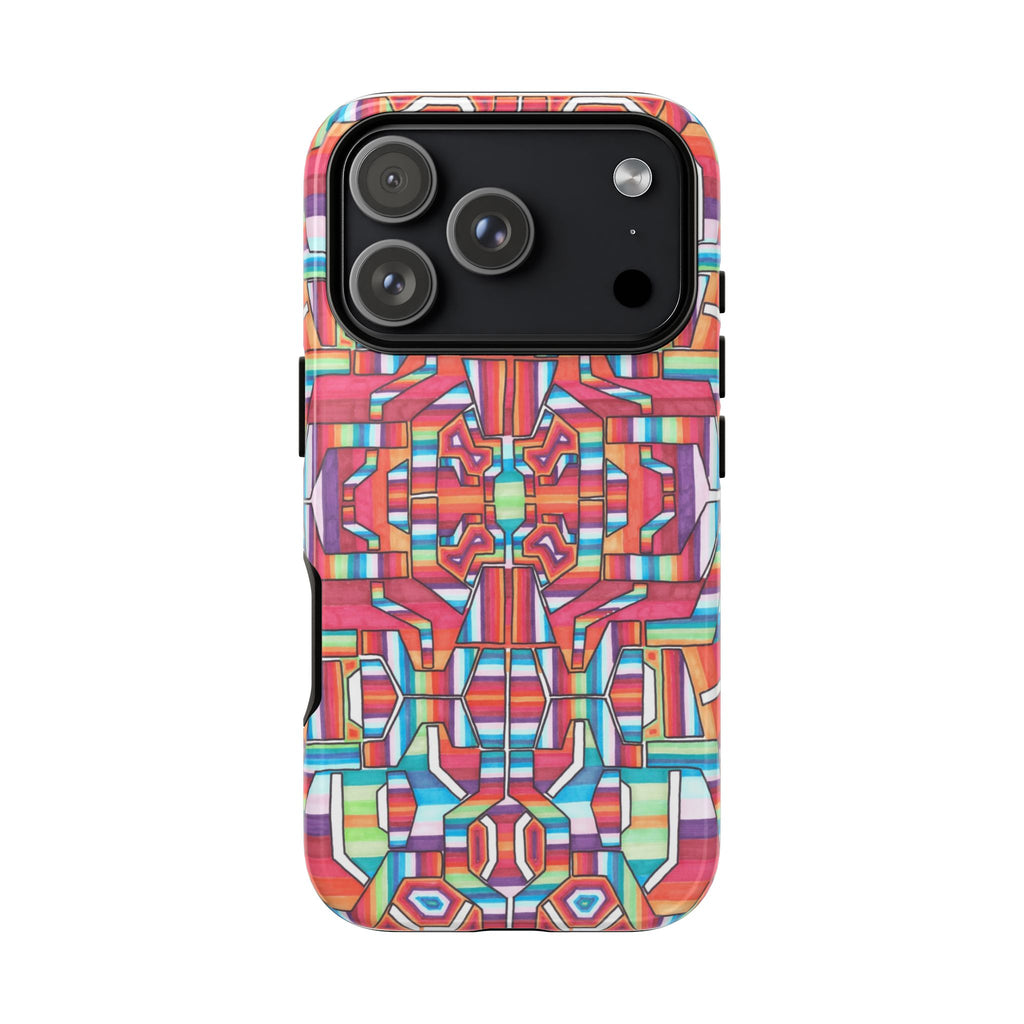 Kaleidoscope Mandala Phone Case — Colorful Protective Tough Case - Artwork 8