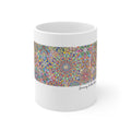Kaleidoscope Mandala Coffee Mug — Colorful Geometric 11oz Ceramic Cup Artwork 5