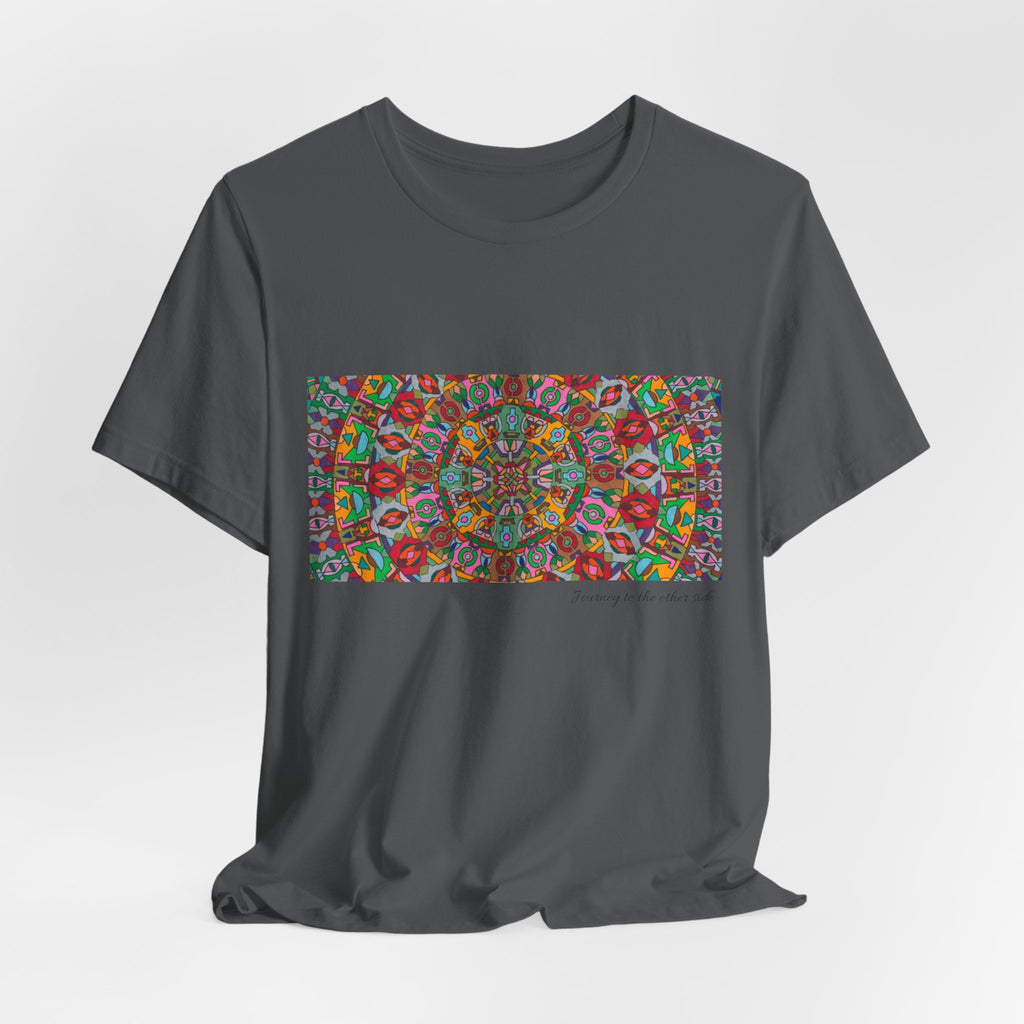 Psychedelic Kaleidoscope Tee — Colorful Mandala Graphic T-Shirt Artwork 1