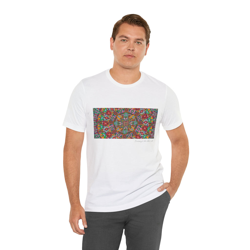 Psychedelic Kaleidoscope Tee — Colorful Mandala Graphic T-Shirt Artwork 1
