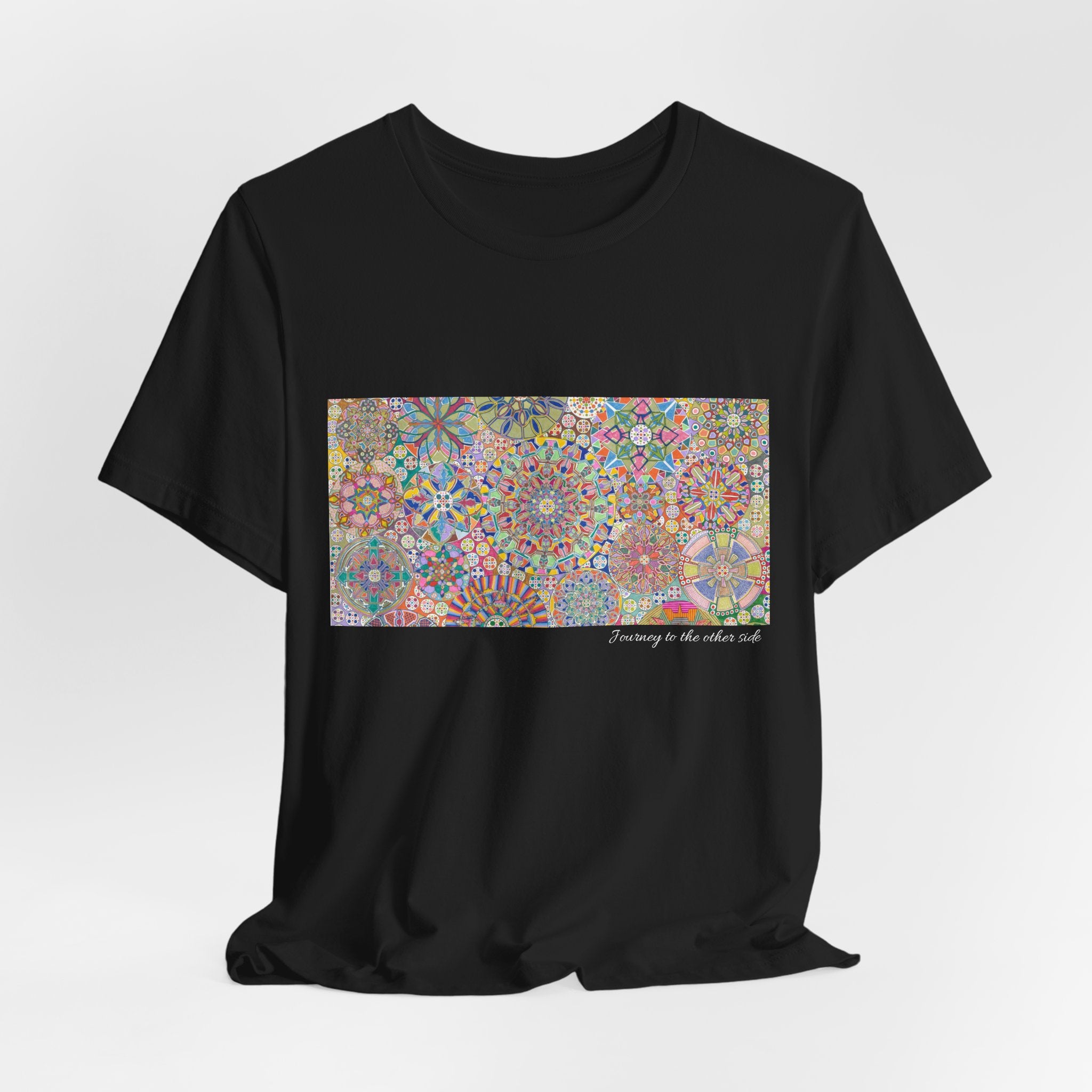 Psychedelic Kaleidoscope Tee — Colorful Mandala Graphic T-Shirt Artwork 5
