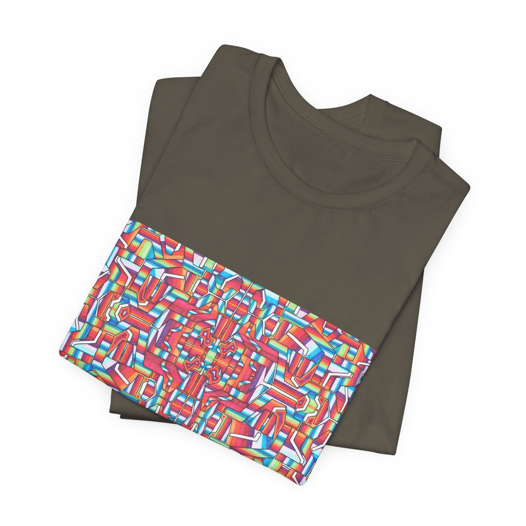 Psychedelic Kaleidoscope Tee — Colorful Mandala Graphic T-Shirt Artwork 8