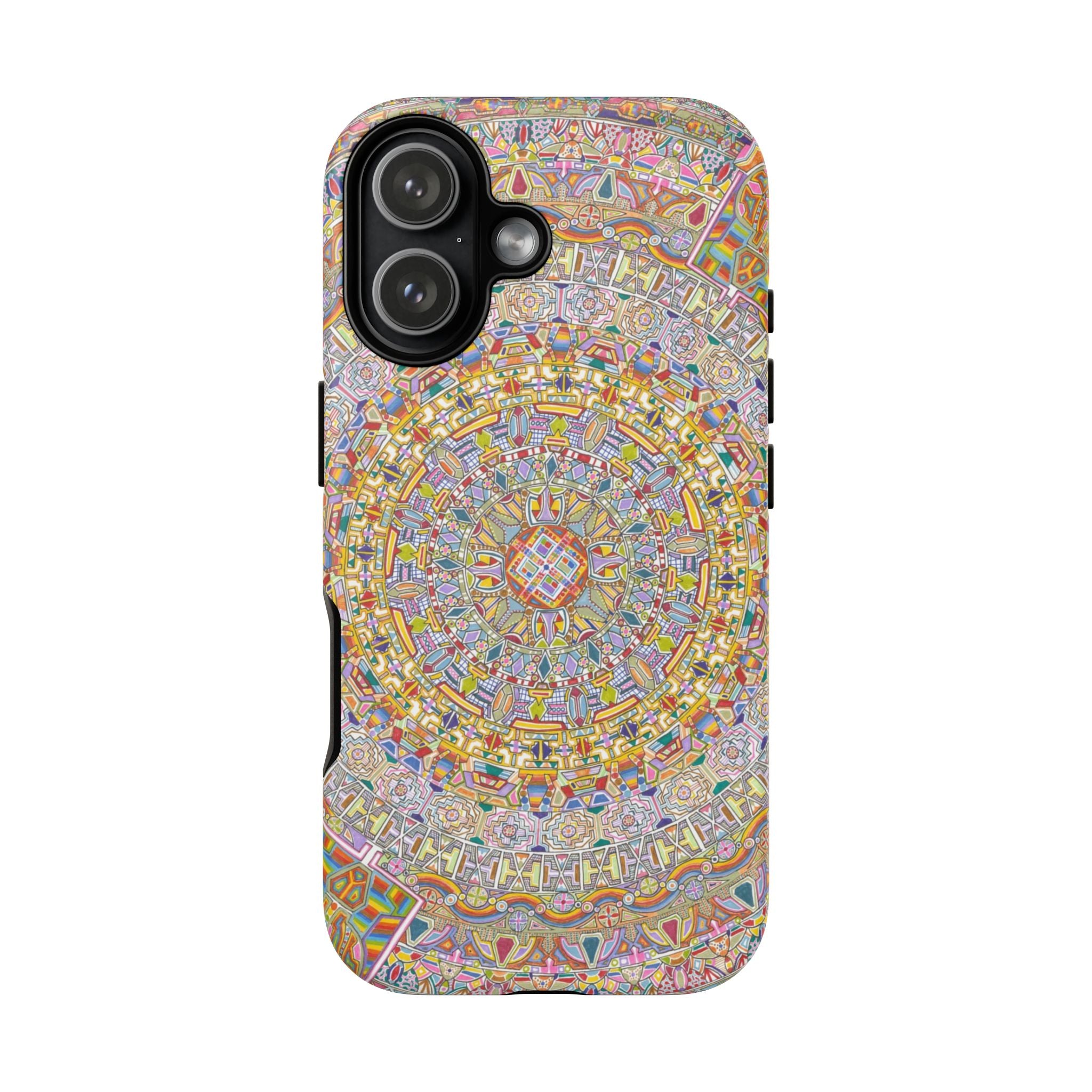 Kaleidoscope Mandala Phone Case — Colorful Protective Tough Case - Artwork 7