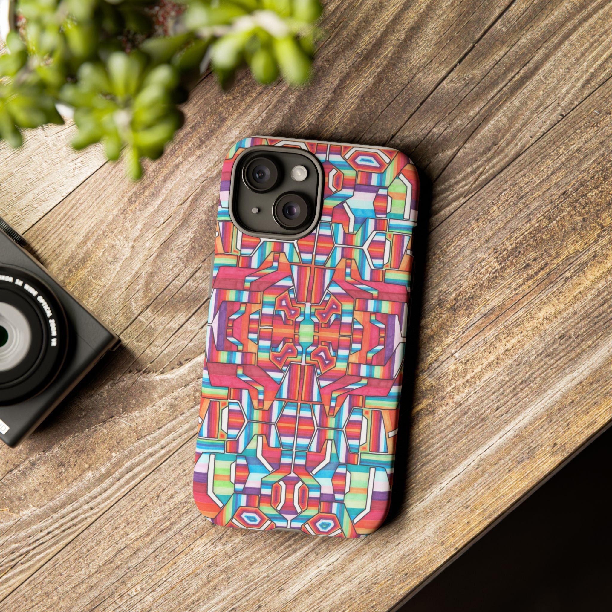 Kaleidoscope Mandala Phone Case — Colorful Protective Tough Case - Artwork 8