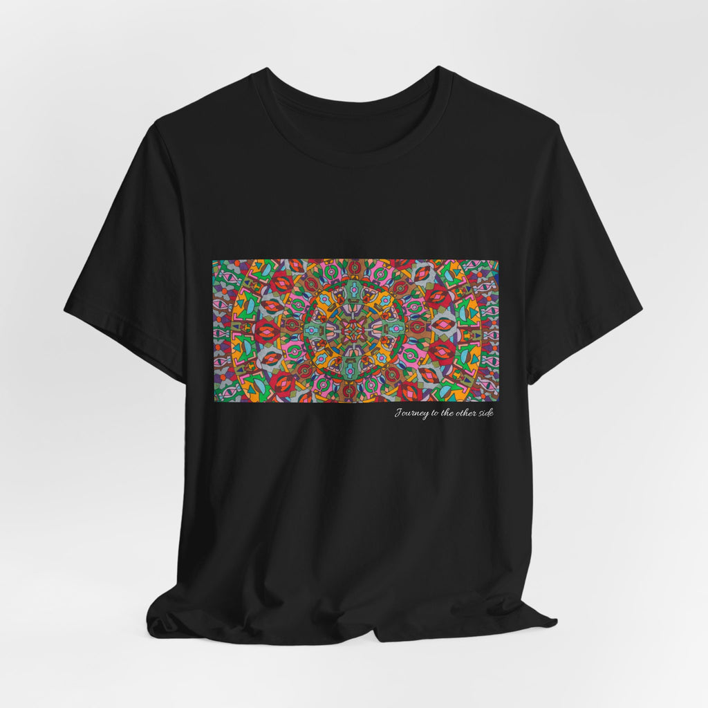 Psychedelic Kaleidoscope Tee — Colorful Mandala Graphic T-Shirt Artwork 1