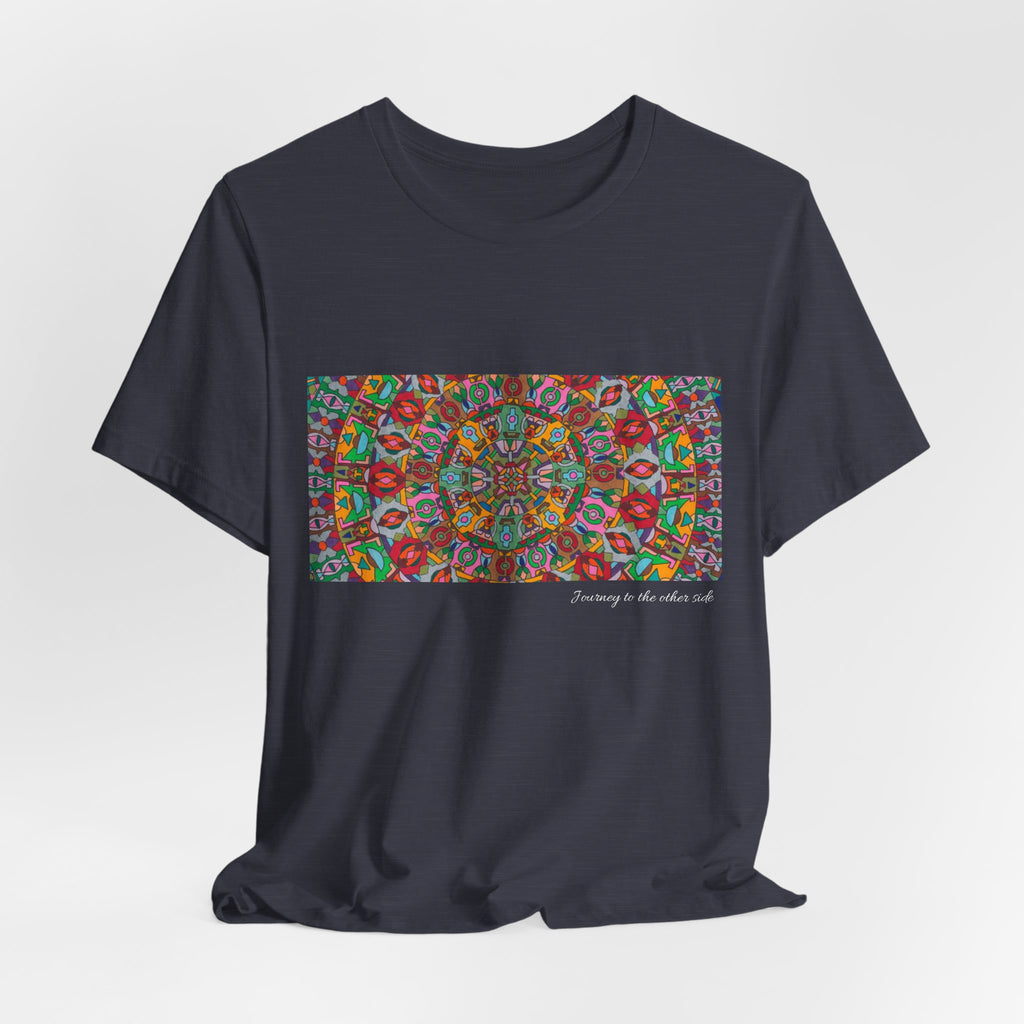 Psychedelic Kaleidoscope Tee — Colorful Mandala Graphic T-Shirt Artwork 1
