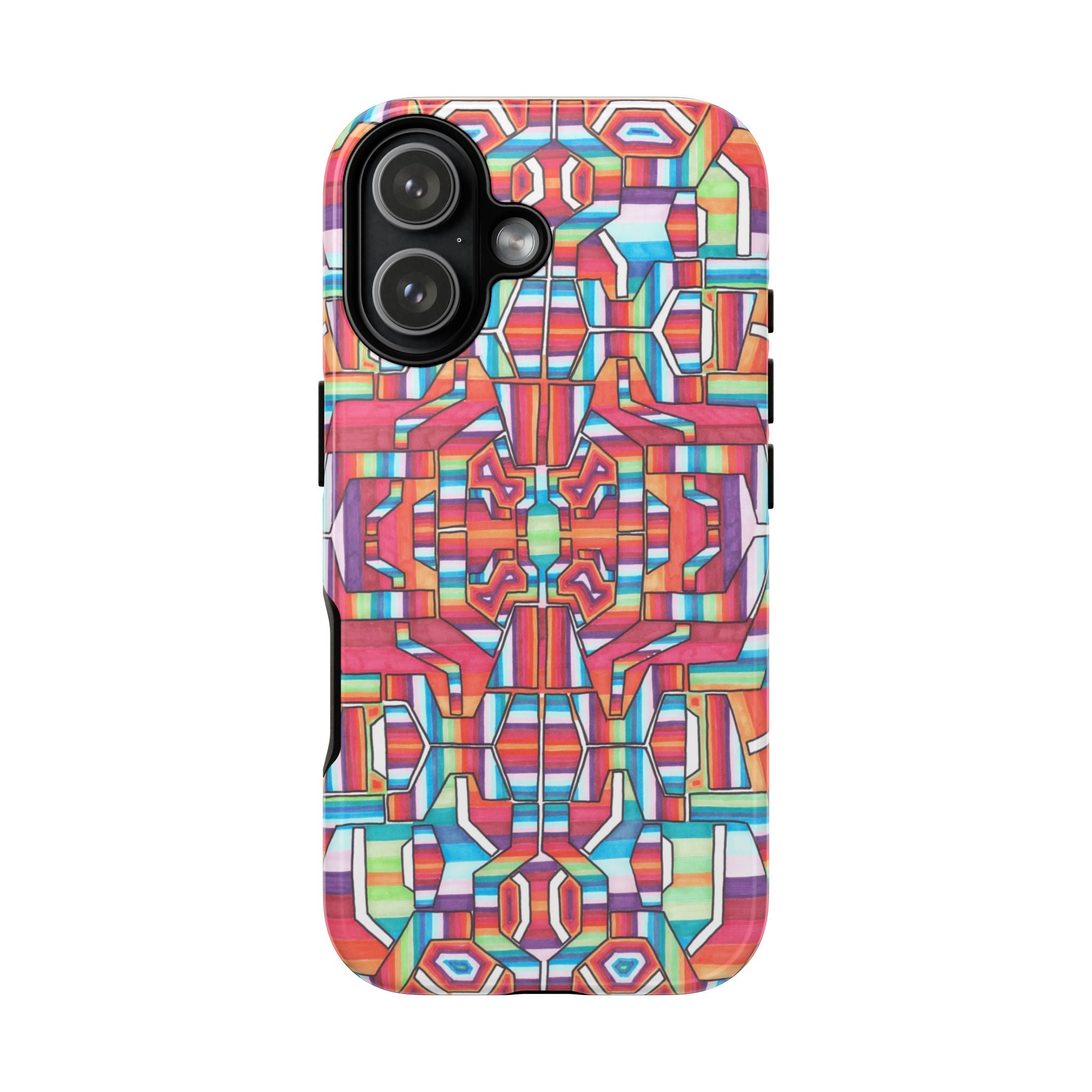 Kaleidoscope Mandala Phone Case — Colorful Protective Tough Case - Artwork 8