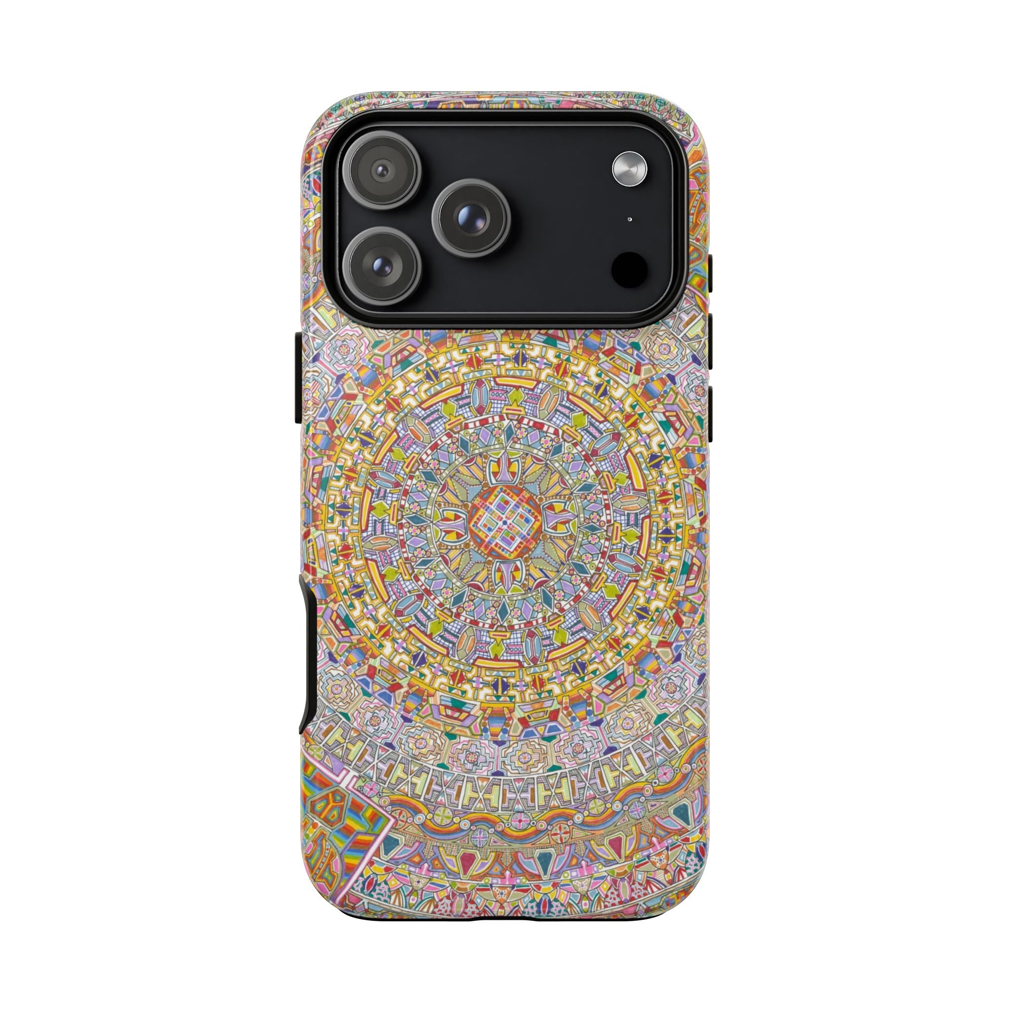 Kaleidoscope Mandala Phone Case — Colorful Protective Tough Case - Artwork 7