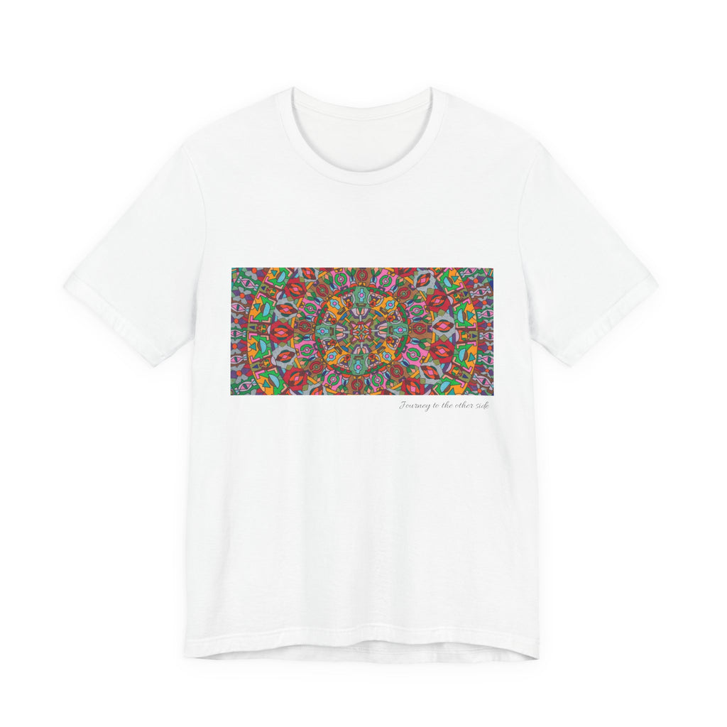 Psychedelic Kaleidoscope Tee — Colorful Mandala Graphic T-Shirt Artwork 1