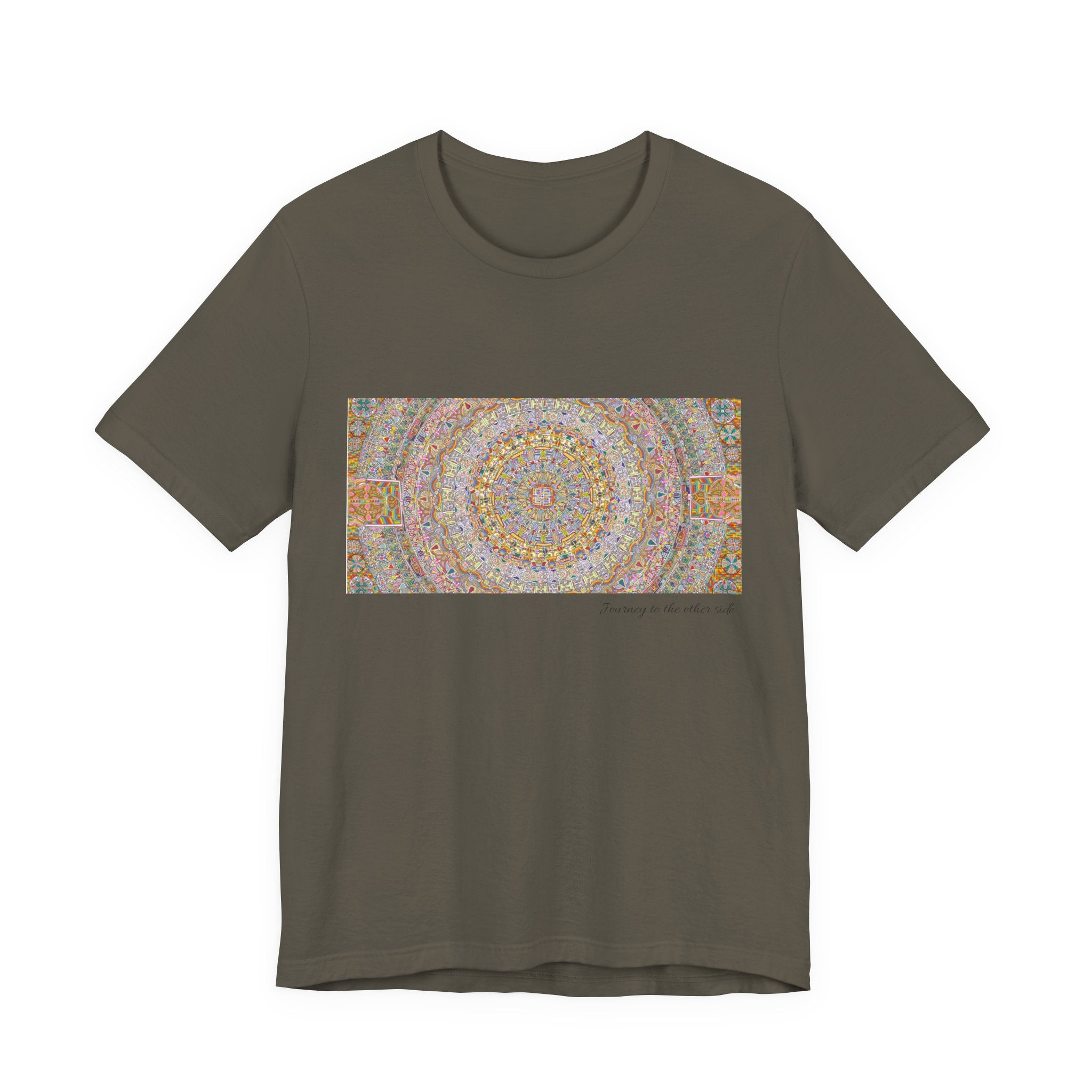 Psychedelic Kaleidoscope Tee — Colorful Mandala Graphic T-Shirt Artwork 7