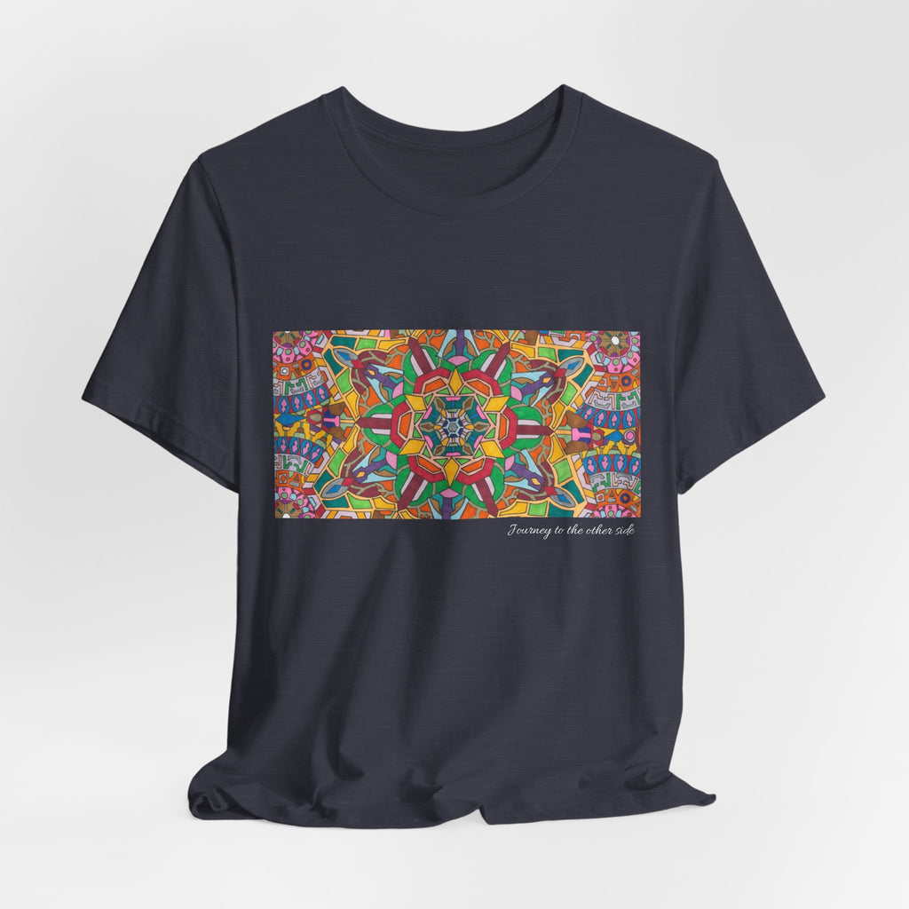 Psychedelic Kaleidoscope Tee — Colorful Mandala Graphic T-Shirt Artwork 3