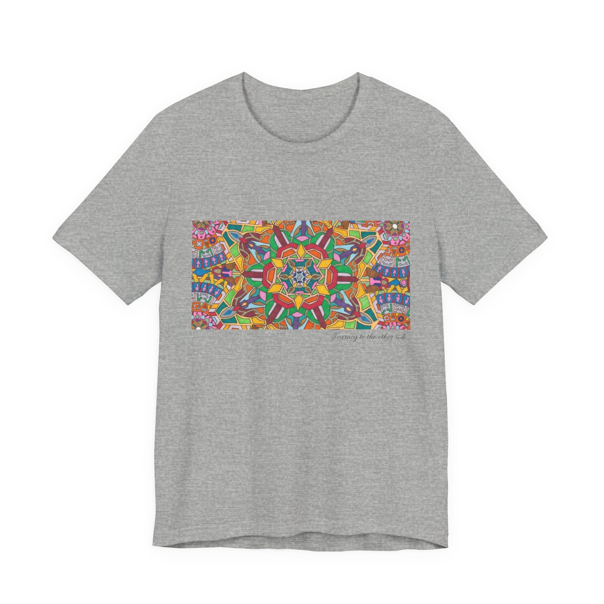 Psychedelic Kaleidoscope Tee — Colorful Mandala Graphic T-Shirt Artwork 3