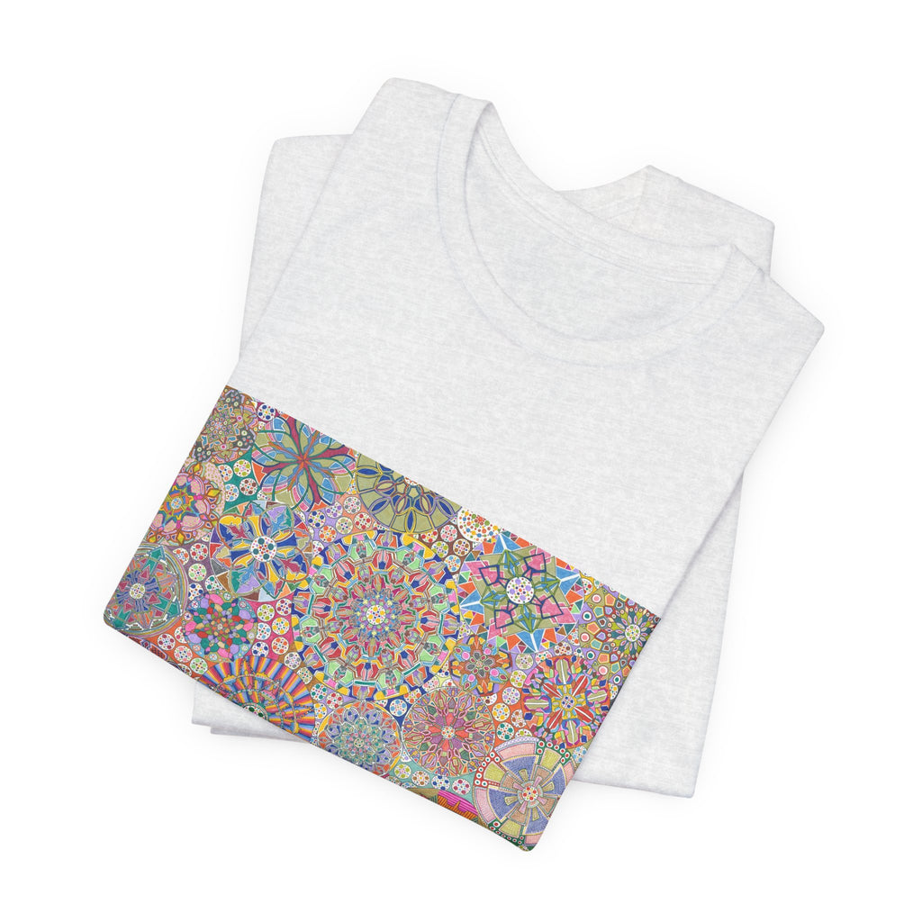 Psychedelic Kaleidoscope Tee — Colorful Mandala Graphic T-Shirt Artwork 5