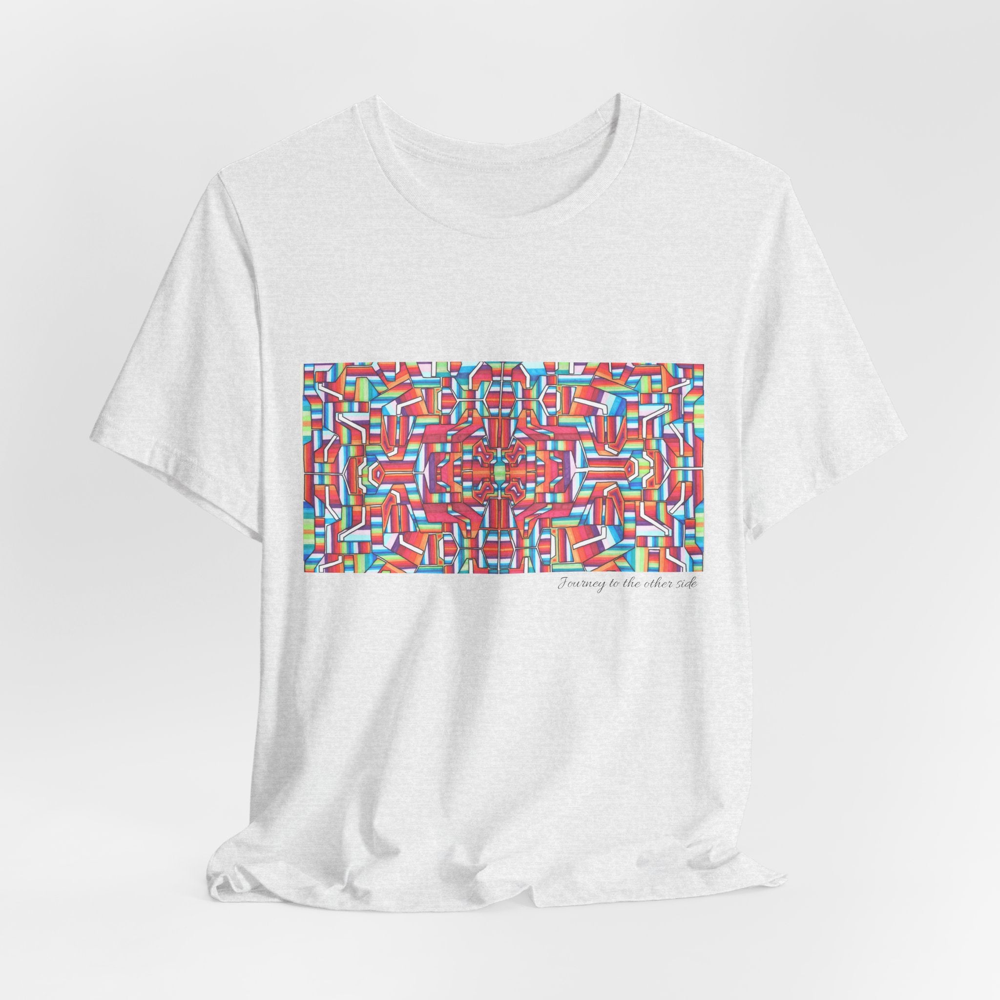 Psychedelic Kaleidoscope Tee — Colorful Mandala Graphic T-Shirt Artwork 8