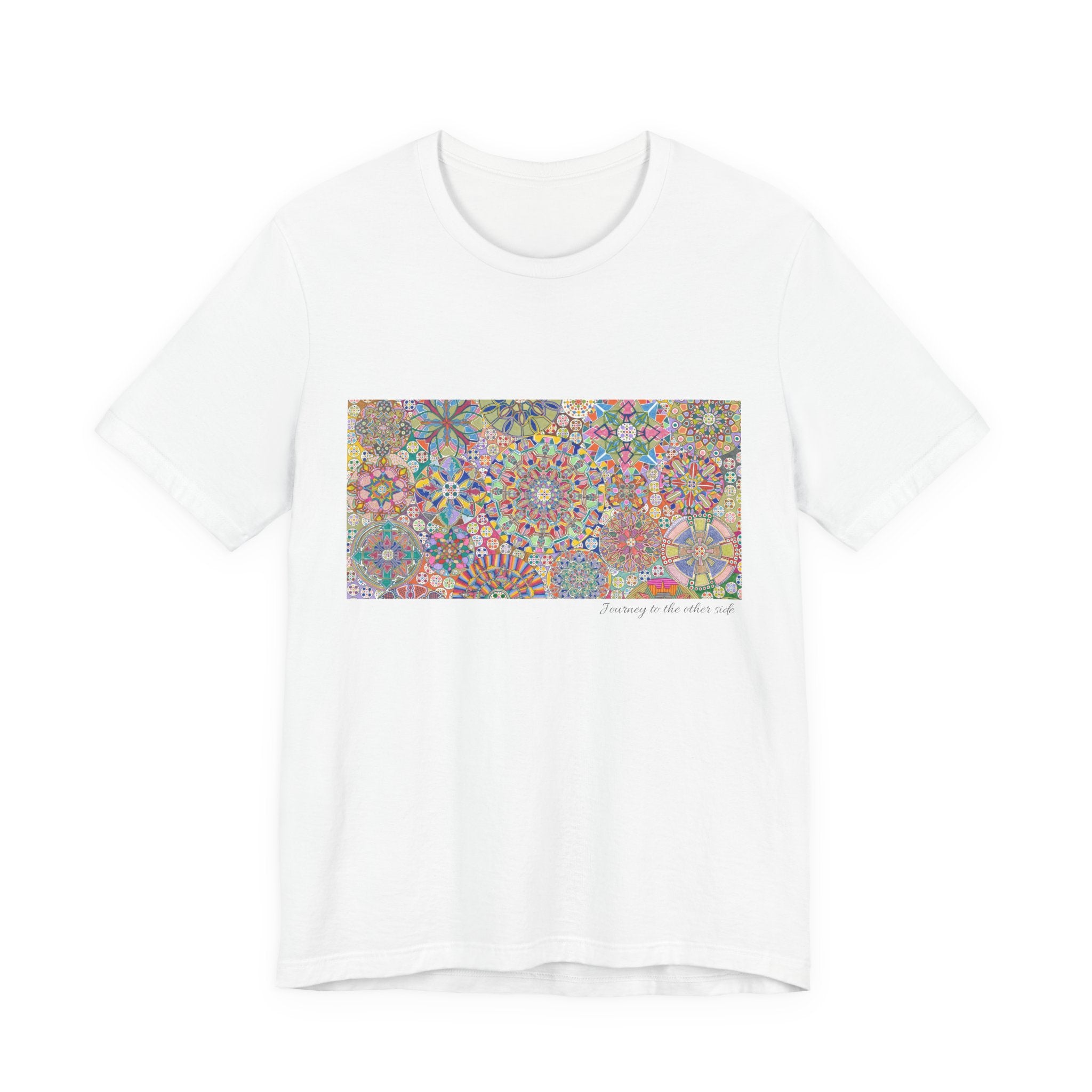 Psychedelic Kaleidoscope Tee — Colorful Mandala Graphic T-Shirt Artwork 5