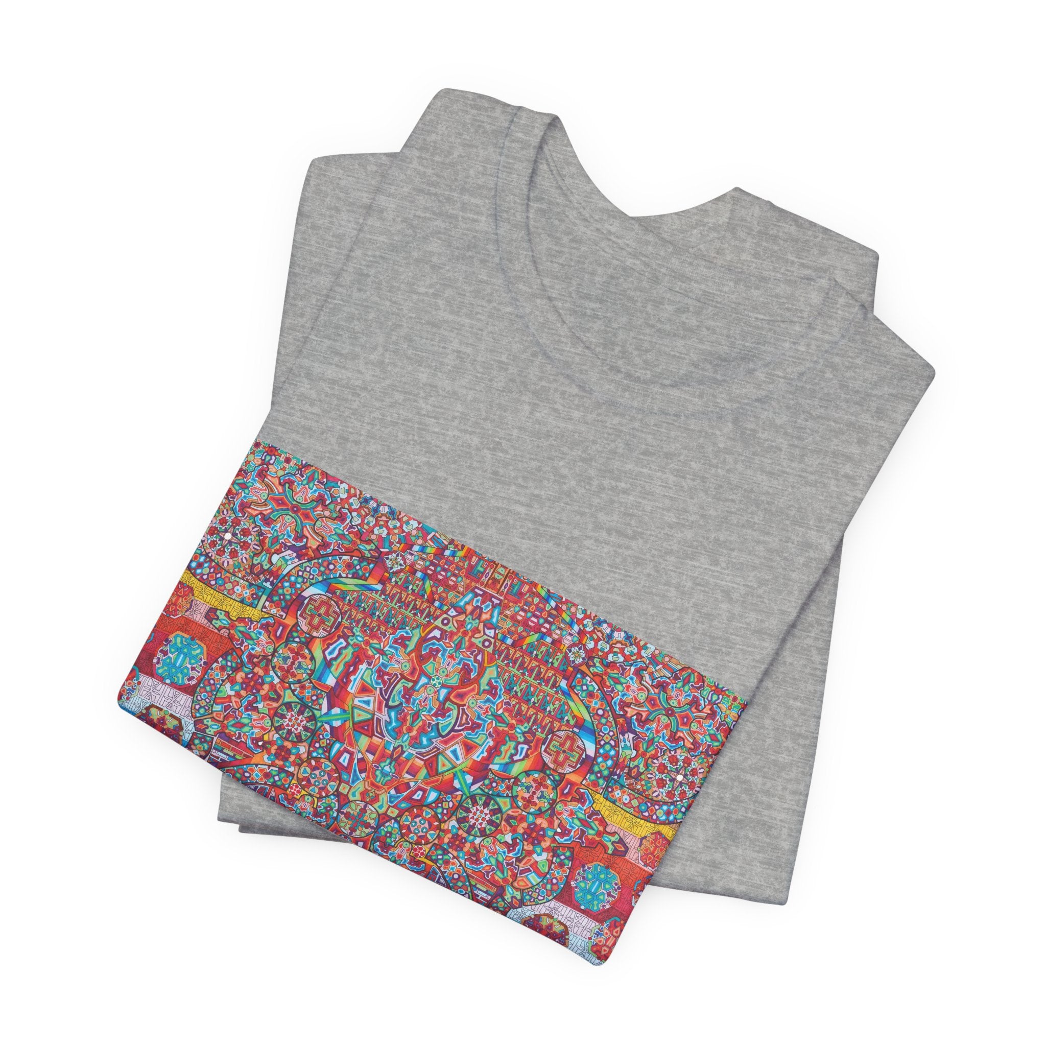 Psychedelic Kaleidoscope Tee — Colorful Mandala Graphic T-Shirt Artwork 4