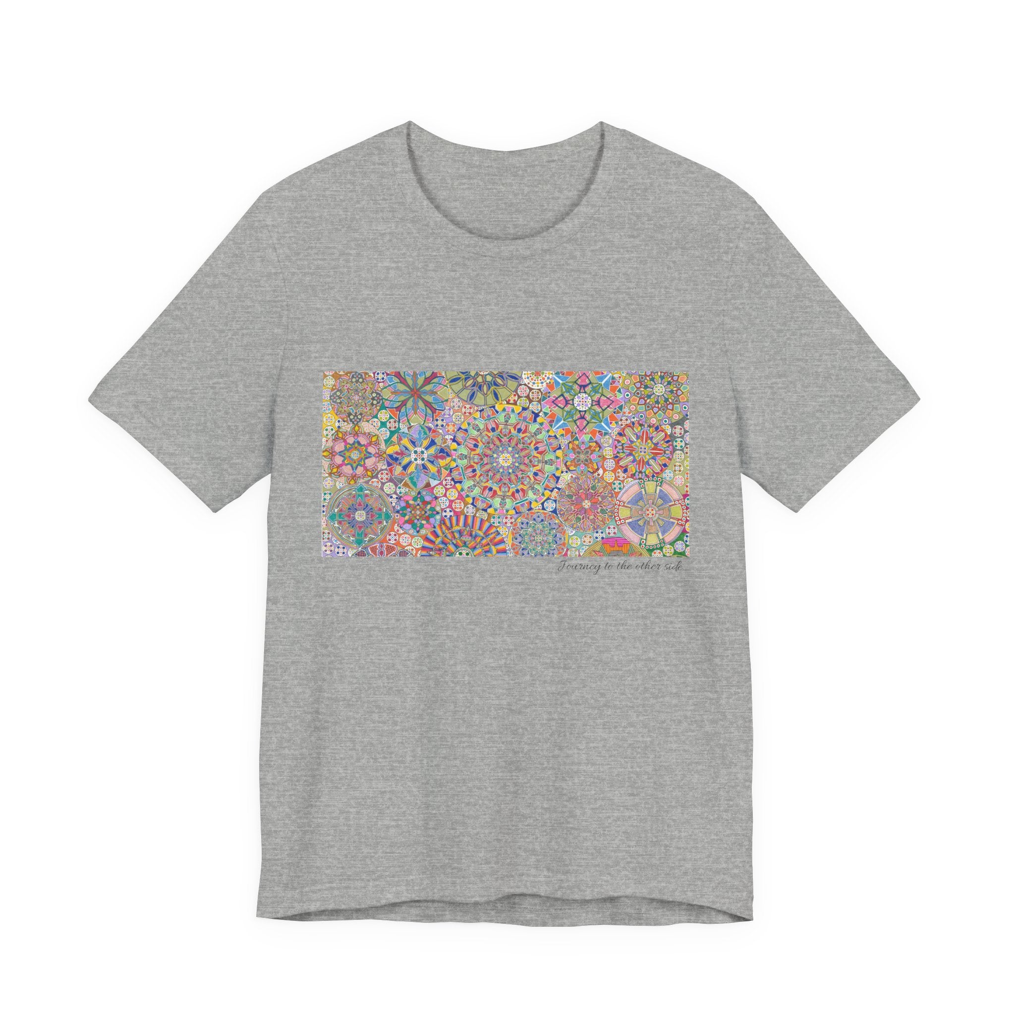 Psychedelic Kaleidoscope Tee — Colorful Mandala Graphic T-Shirt Artwork 5