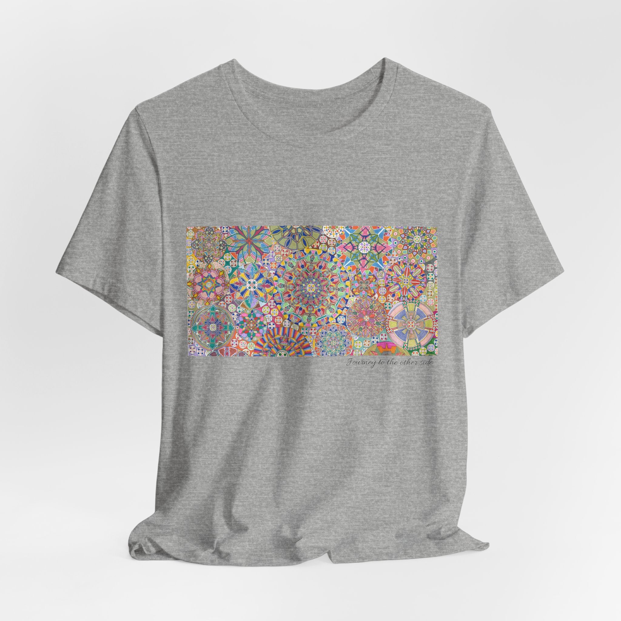Psychedelic Kaleidoscope Tee — Colorful Mandala Graphic T-Shirt Artwork 5