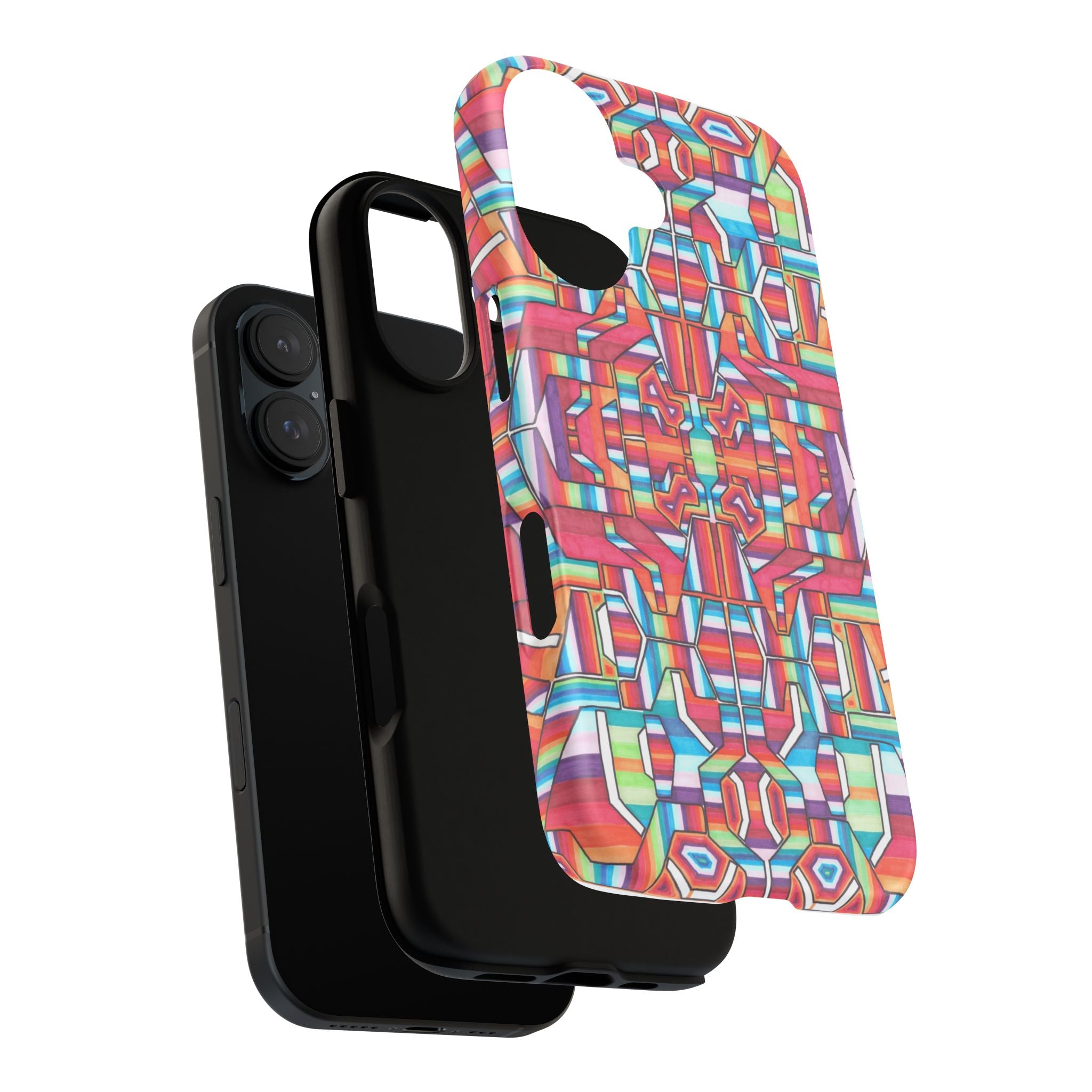 Kaleidoscope Mandala Phone Case — Colorful Protective Tough Case - Artwork 8