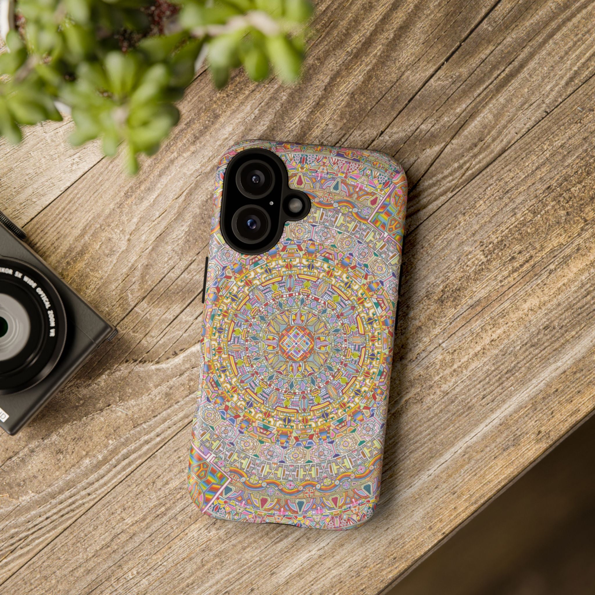 Kaleidoscope Mandala Phone Case — Colorful Protective Tough Case - Artwork 7
