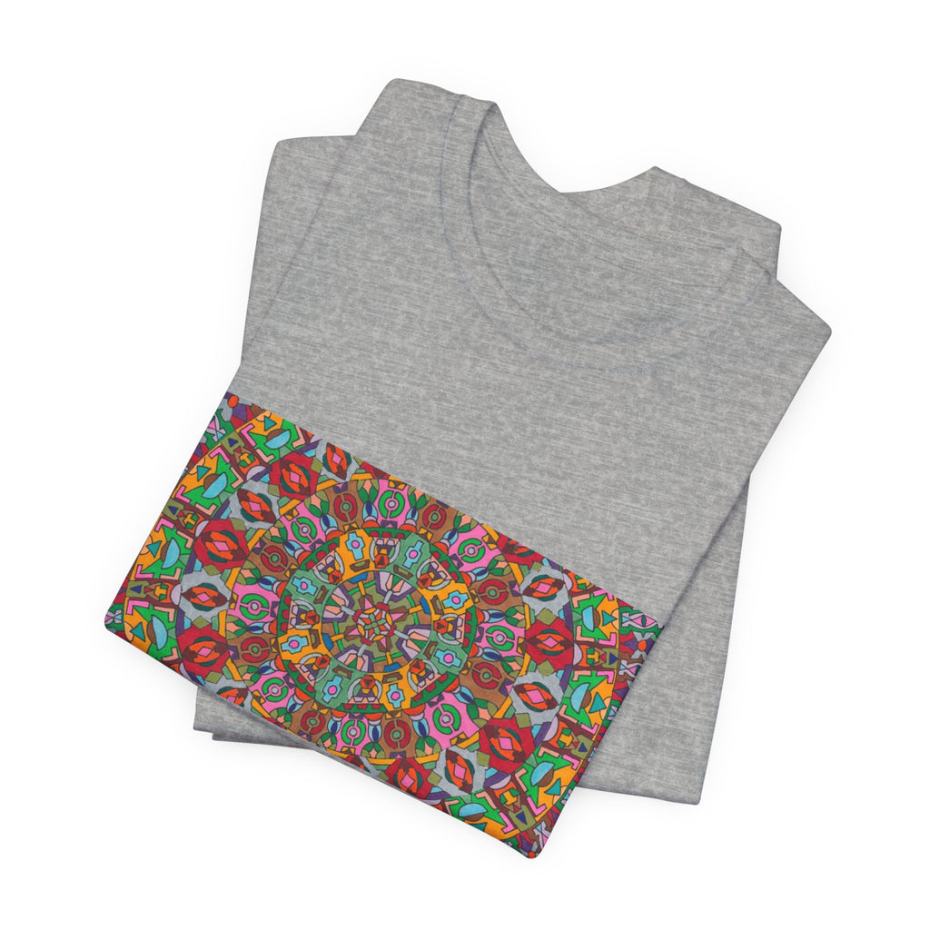 Psychedelic Kaleidoscope Tee — Colorful Mandala Graphic T-Shirt Artwork 1