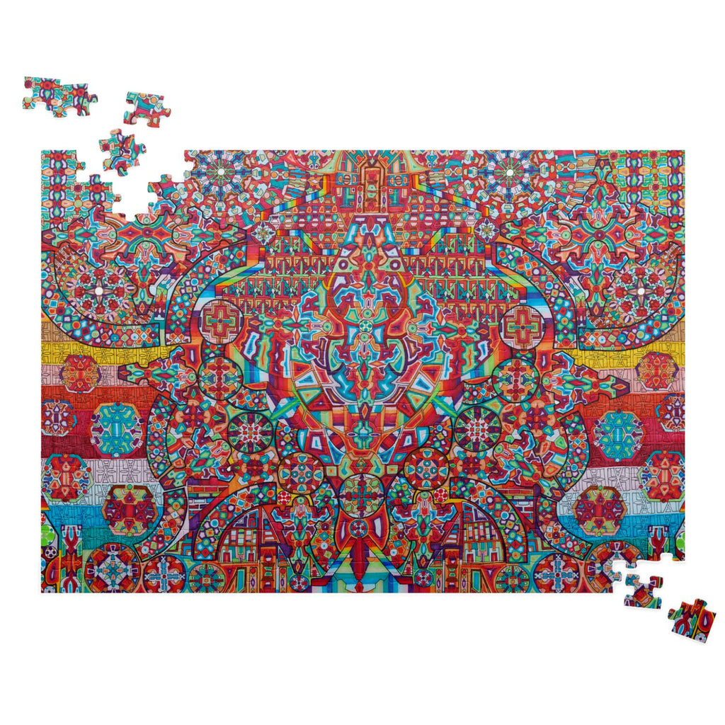 Psychedelic Kaleidoscope Jigsaw Puzzle - Artwork 4