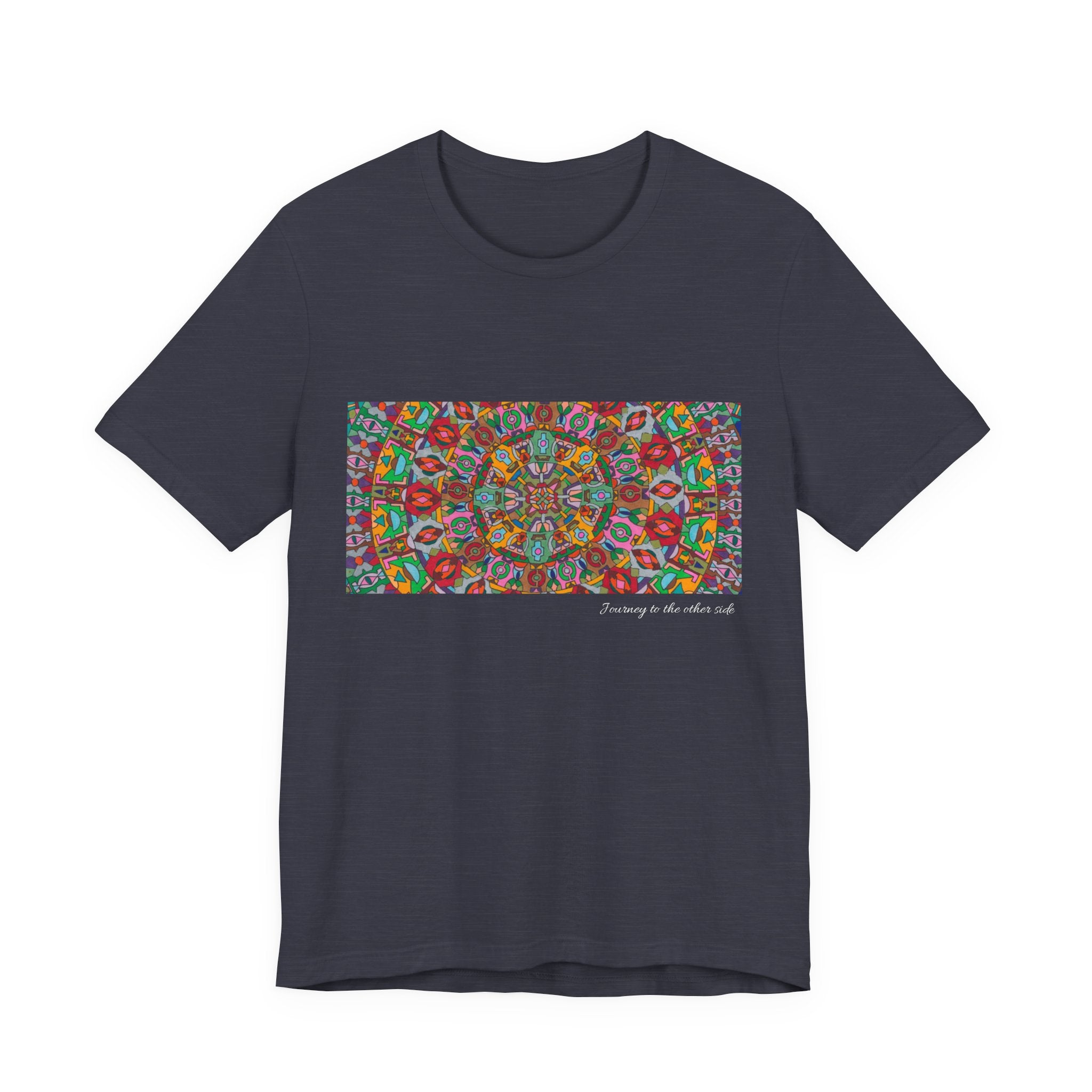 Psychedelic Kaleidoscope Tee — Colorful Mandala Graphic T-Shirt Artwork 1