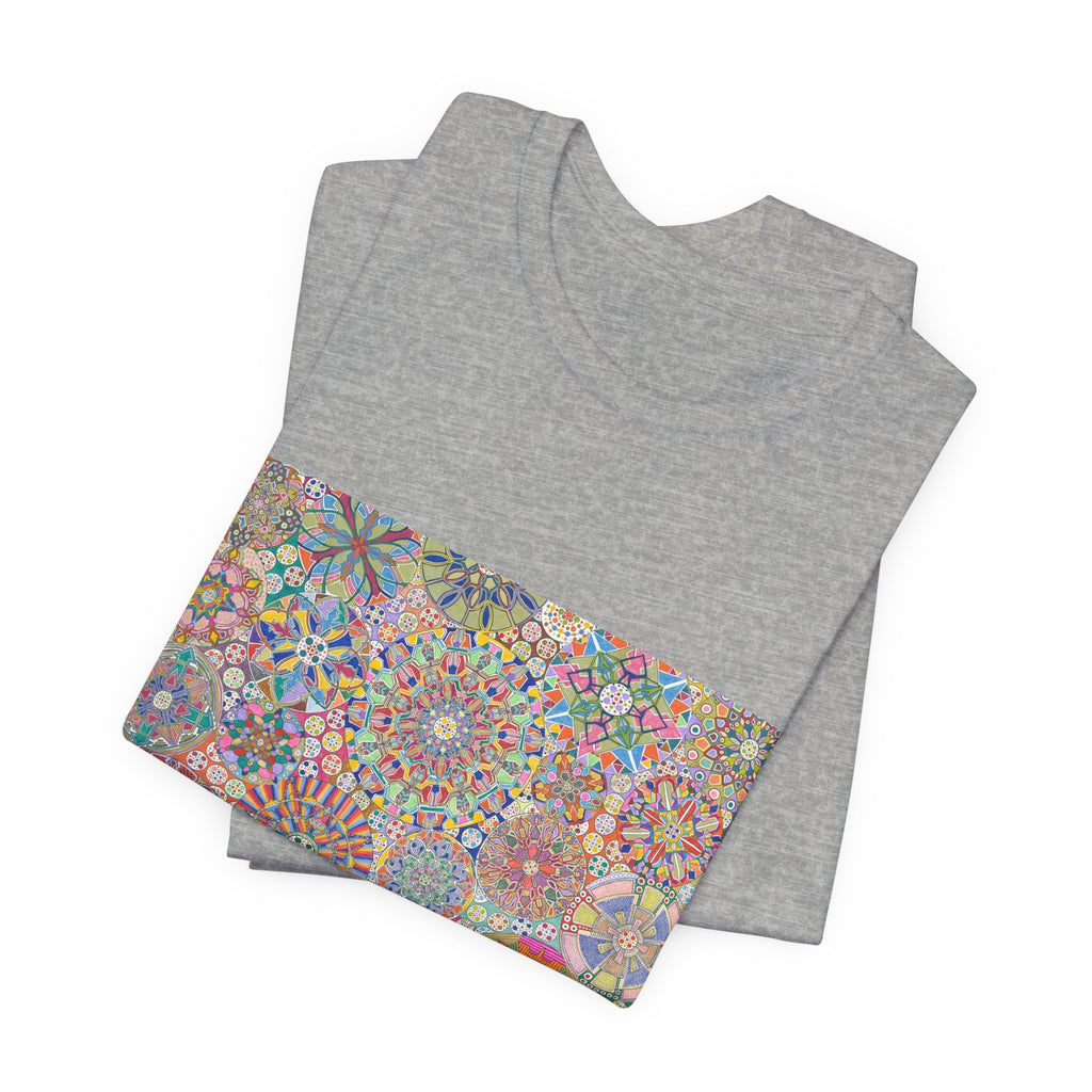 Psychedelic Kaleidoscope Tee — Colorful Mandala Graphic T-Shirt Artwork 5