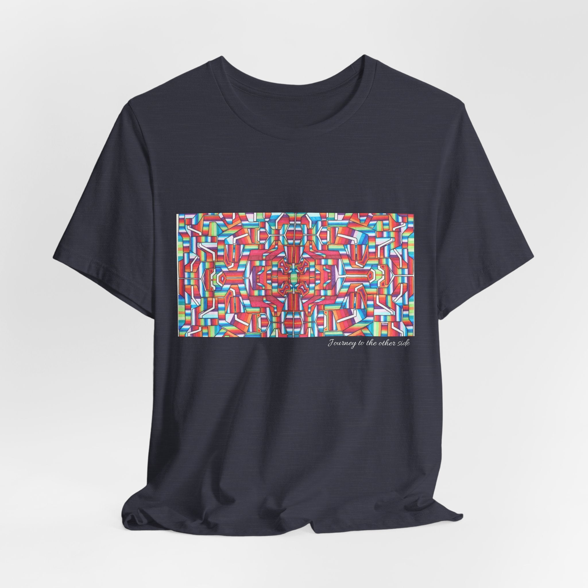 Psychedelic Kaleidoscope Tee — Colorful Mandala Graphic T-Shirt Artwork 8