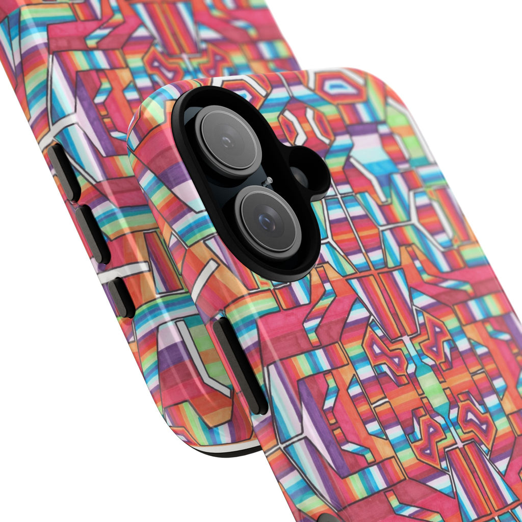 Kaleidoscope Mandala Phone Case — Colorful Protective Tough Case - Artwork 8