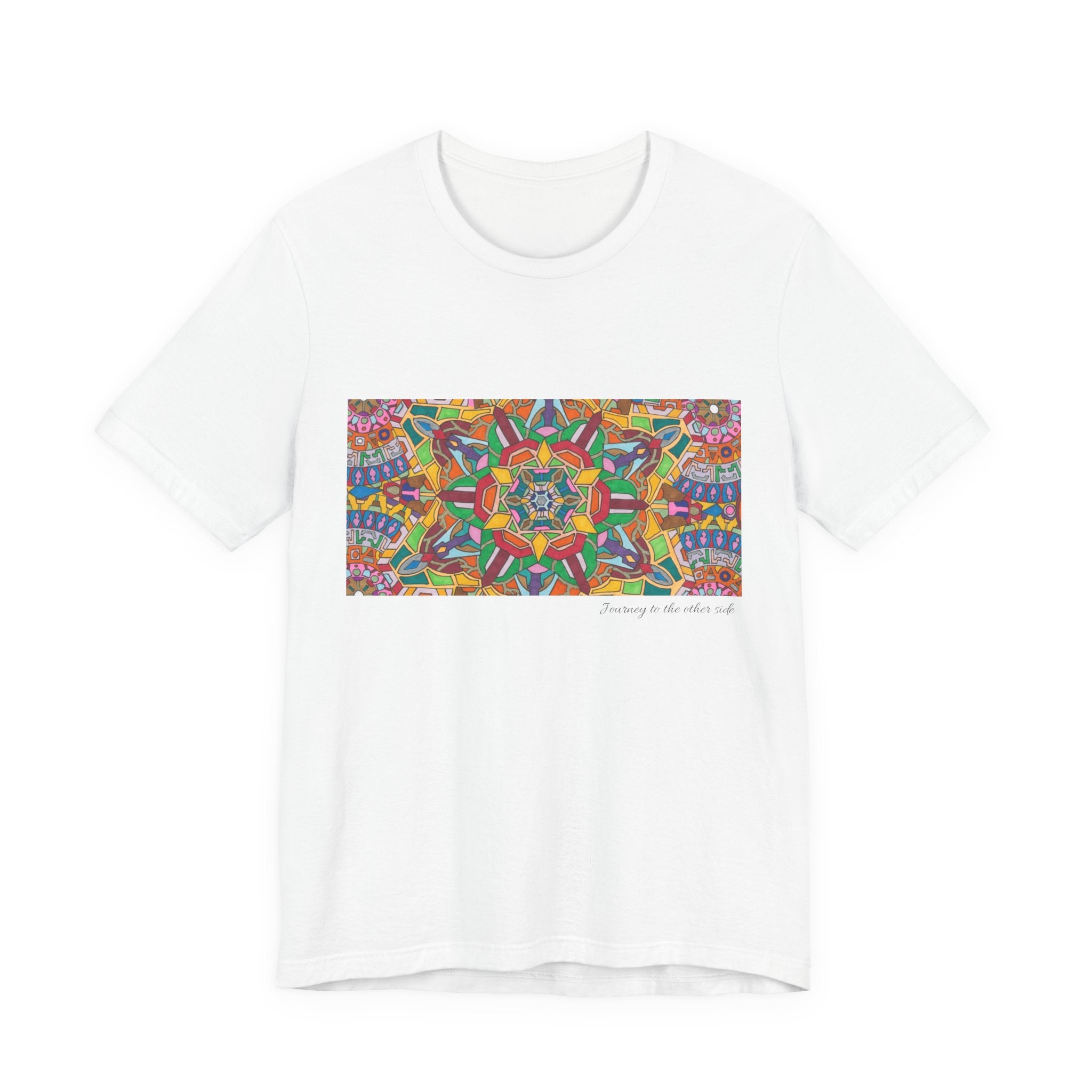 Psychedelic Kaleidoscope Tee — Colorful Mandala Graphic T-Shirt Artwork 3