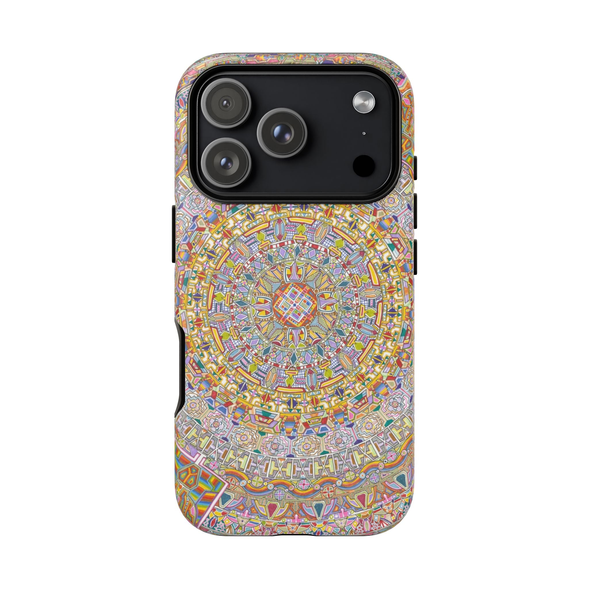Kaleidoscope Mandala Phone Case — Colorful Protective Tough Case - Artwork 7