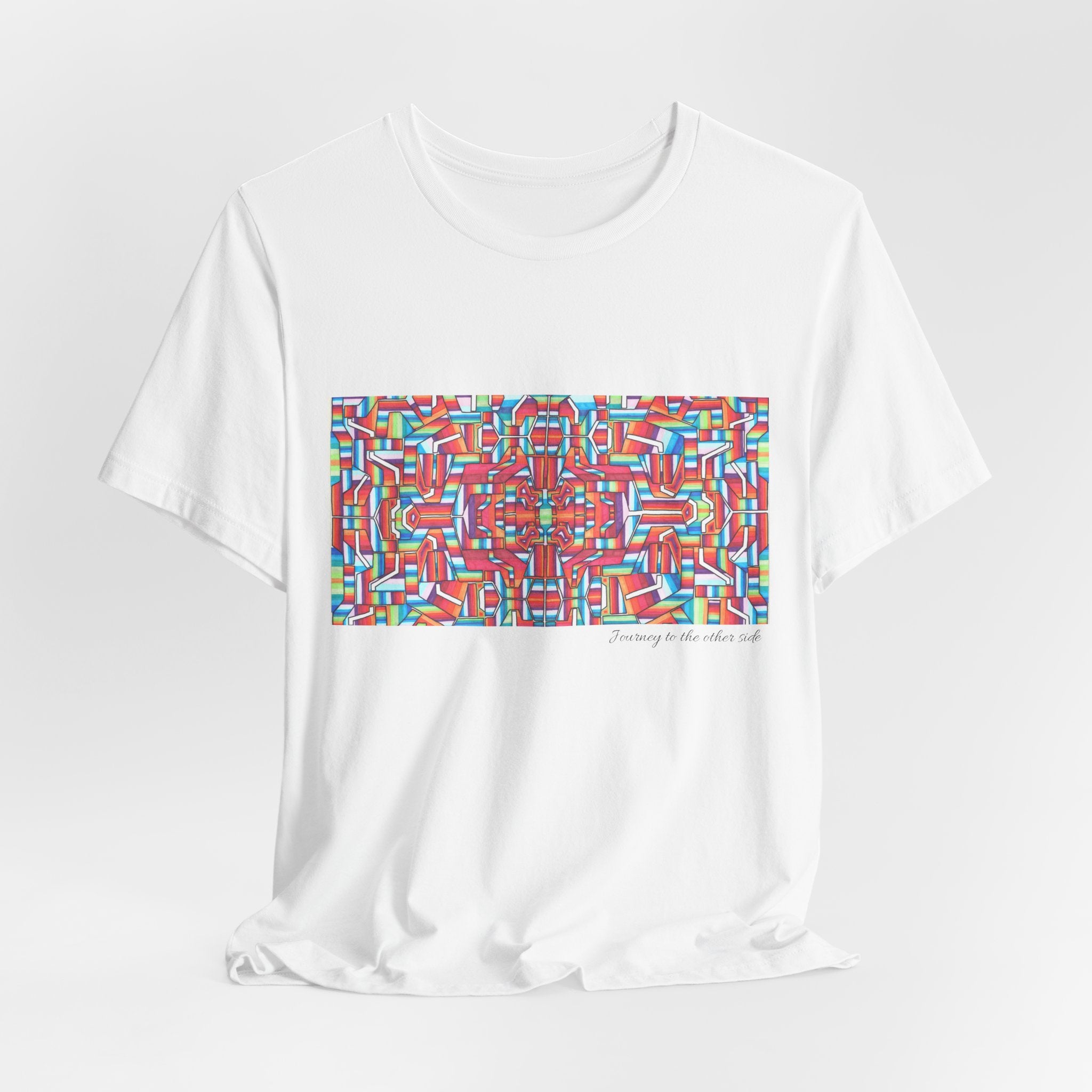 Psychedelic Kaleidoscope Tee — Colorful Mandala Graphic T-Shirt Artwork 8
