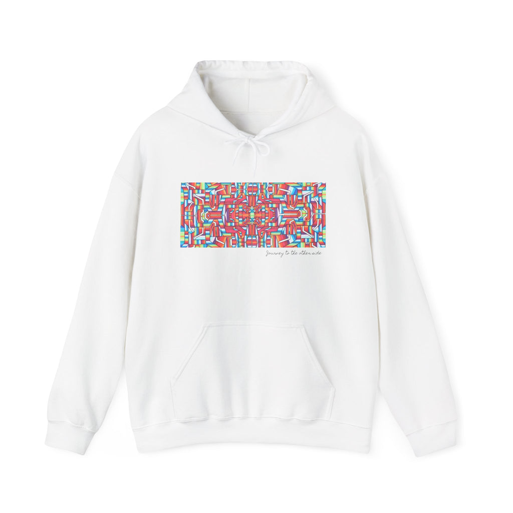 Mandala Folk Art Unisex Hoodie — Vibrant Hand-Drawn Illustration Artwork 8