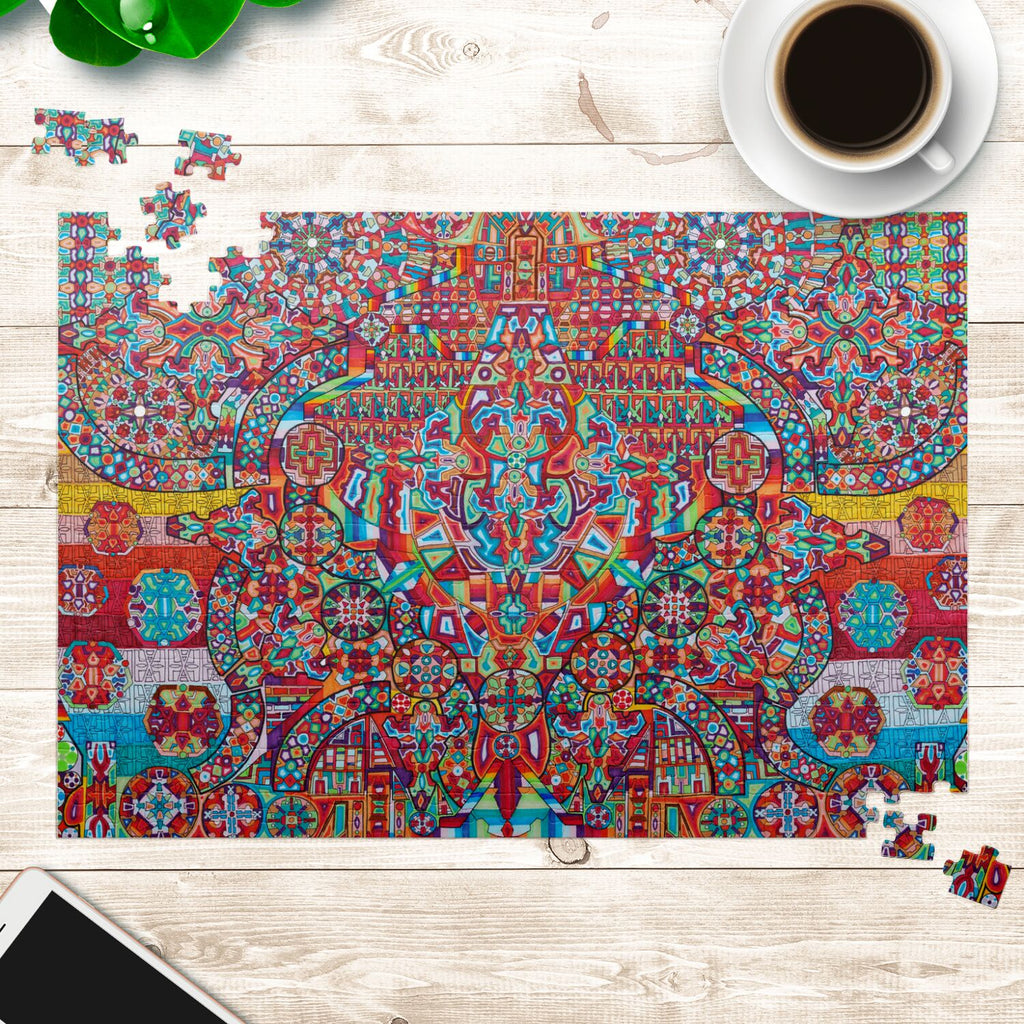 Psychedelic Kaleidoscope Jigsaw Puzzle - Artwork 4
