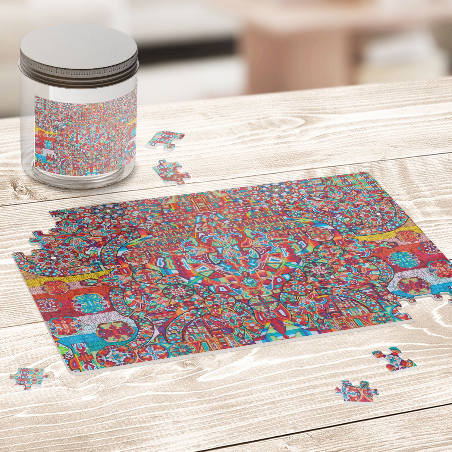 Psychedelic Kaleidoscope Jigsaw Puzzle - Artwork 4